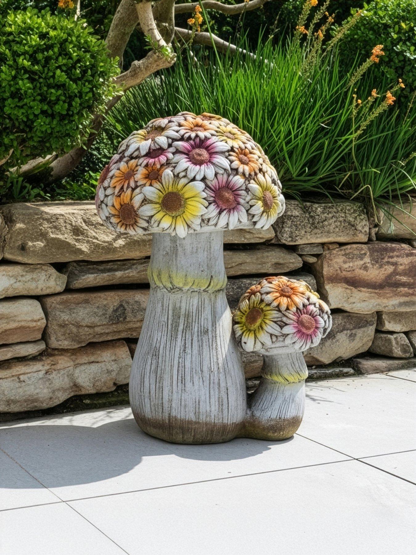 Heaven Sends Floral Toadstool Decoration