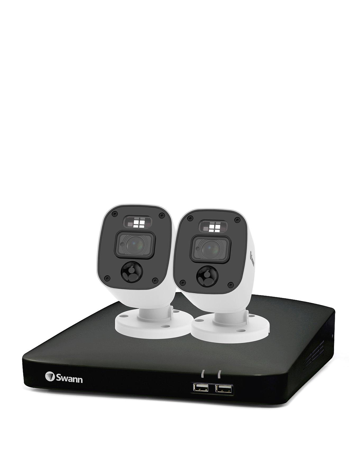 Swann 4 channel 2 camera 1080P CCTV kit with 64GB SD card