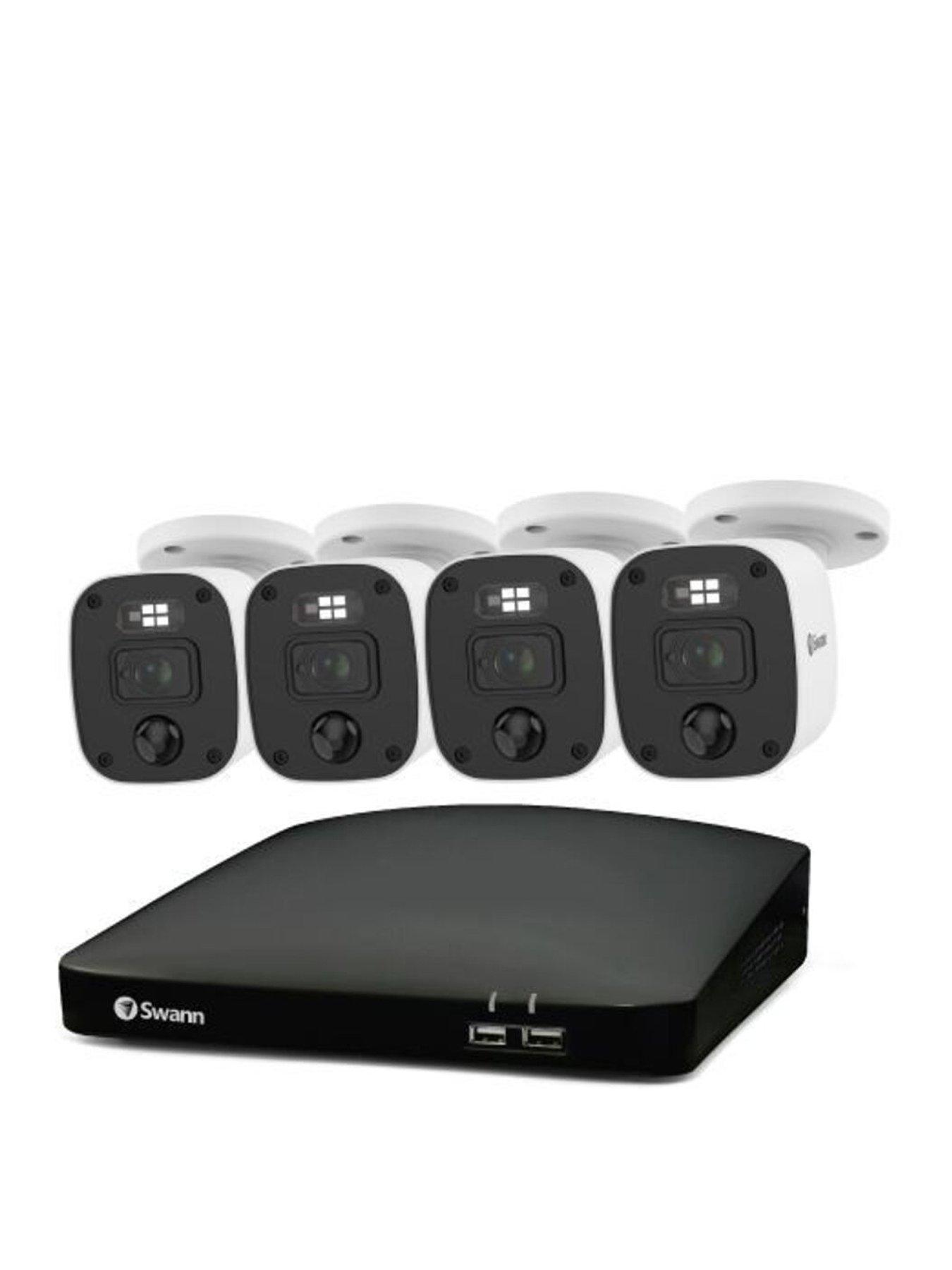 Swann 8 channel  4 x Bullet cameras 2k CCTV Kit with 256 SD CARD