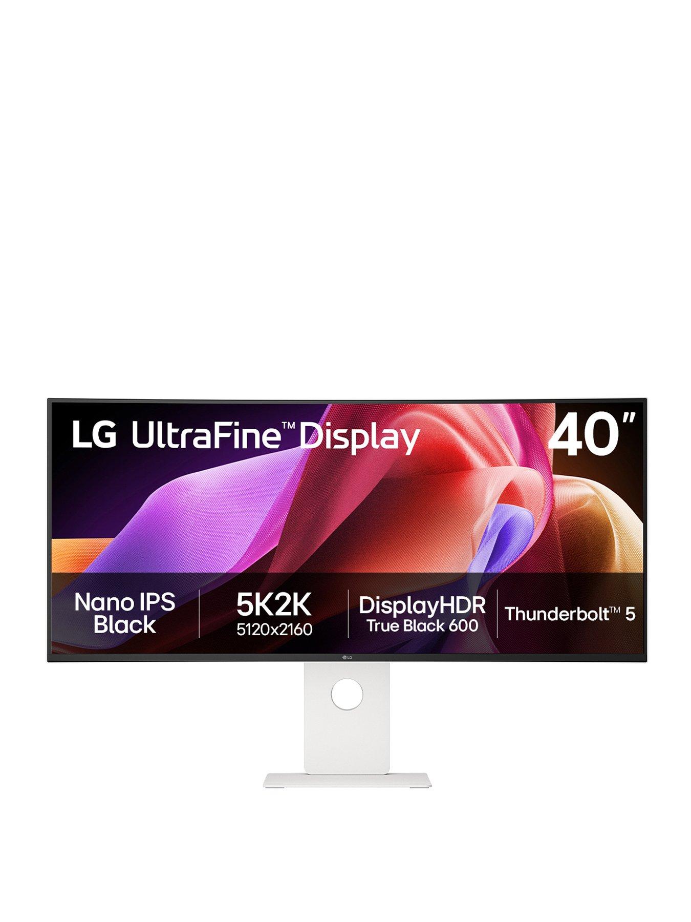 LG 40in IPS 5K2K Curved Monitor with Thunderbolt (96w PD) Speakers  &  Height Adjustable Stand