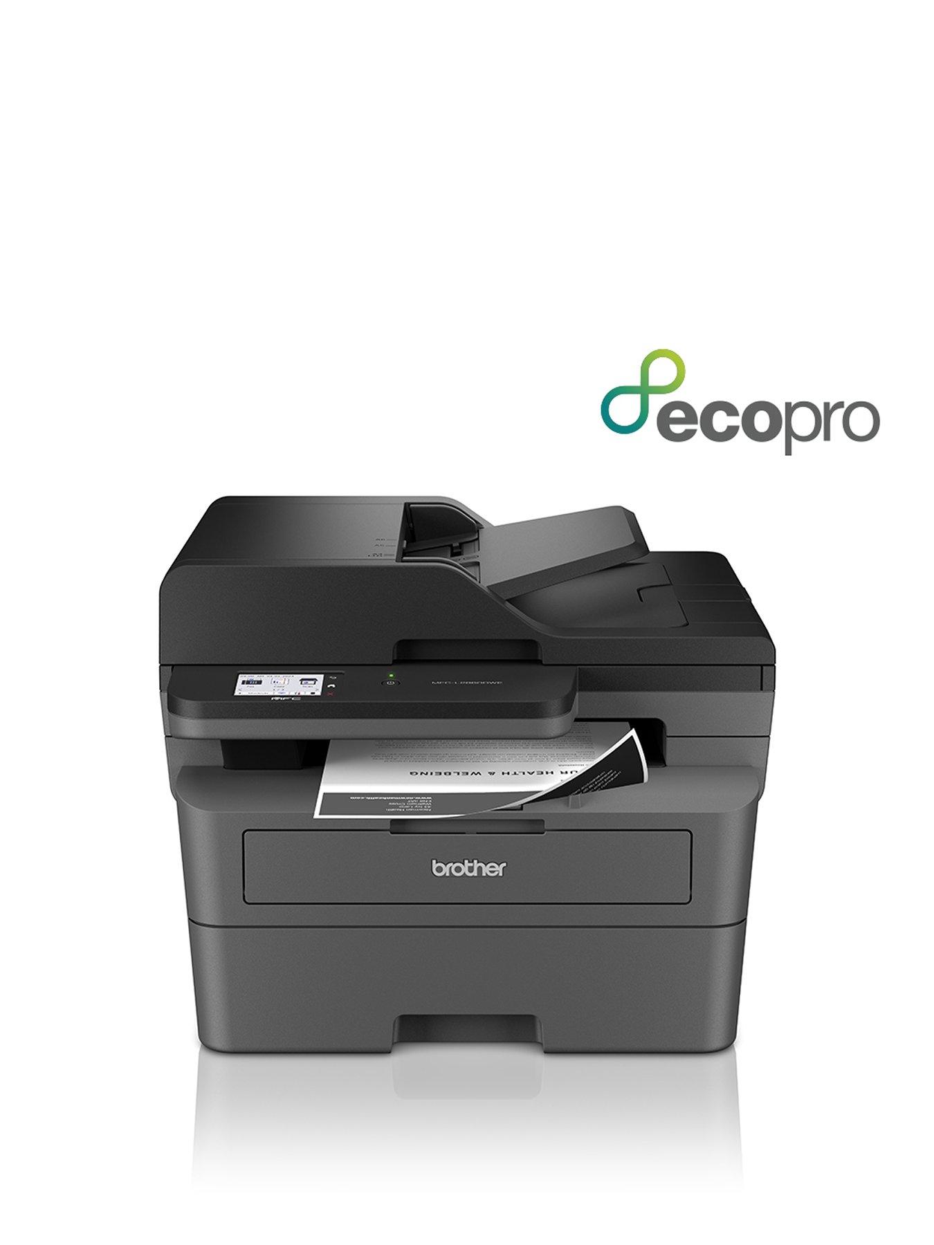 Brother MFC-L2800DW Monochrome All-in-One Wireless Laser Printer with Fax