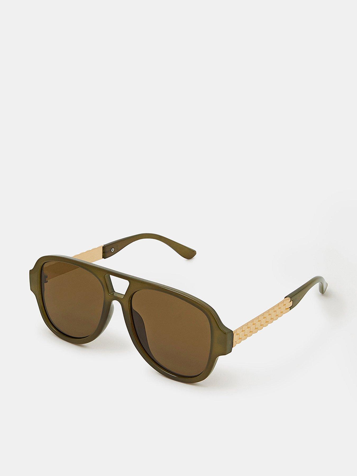 Image 1 of 2 of Accessorize Aviator Sunglasses