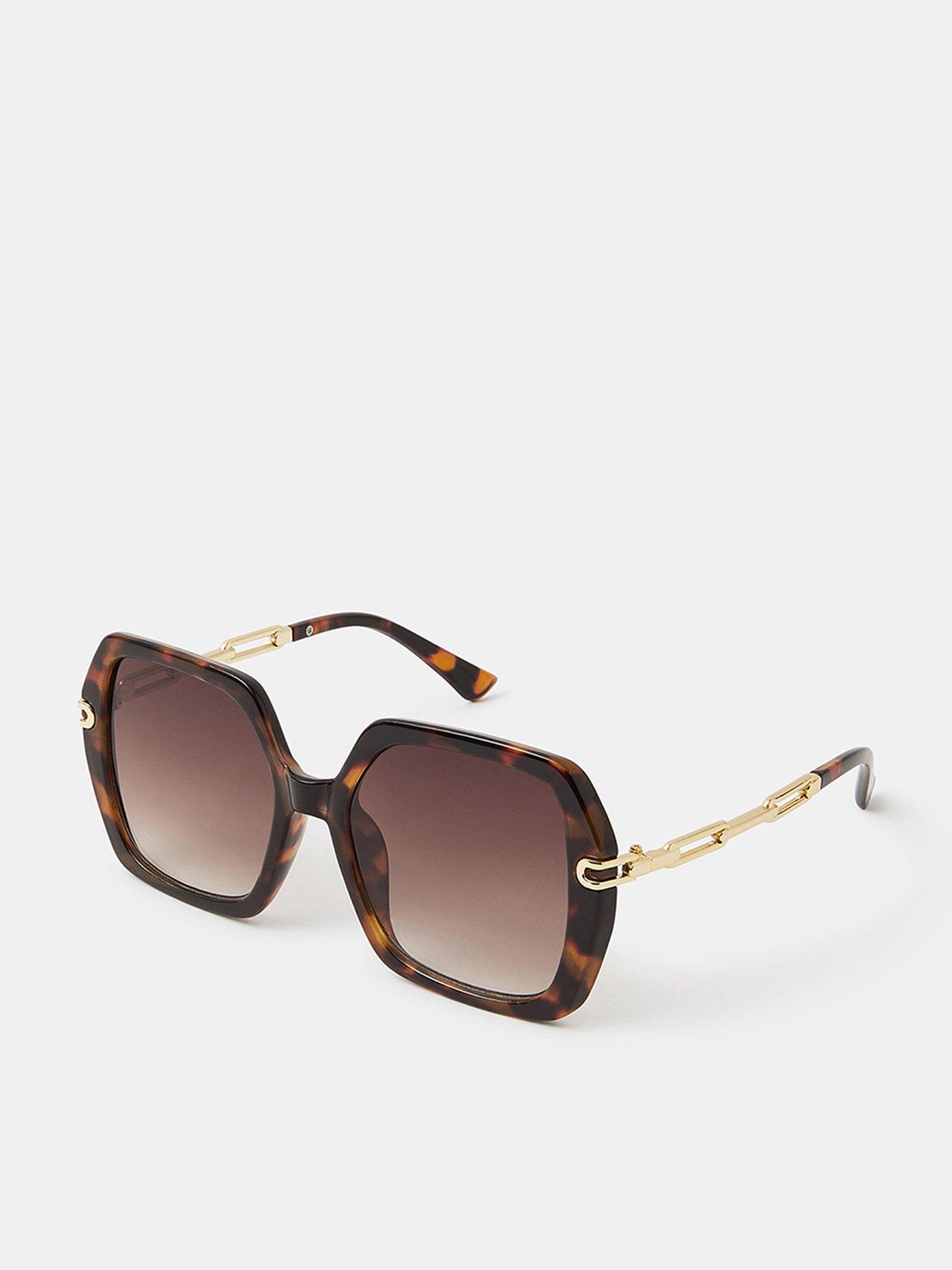 Accessorize Tort Square Sunglasses
