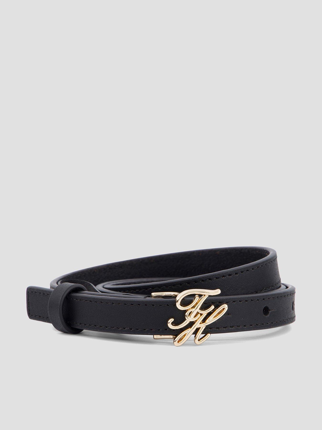 Image 1 of 5 of Tommy Hilfiger Script Belt - Black