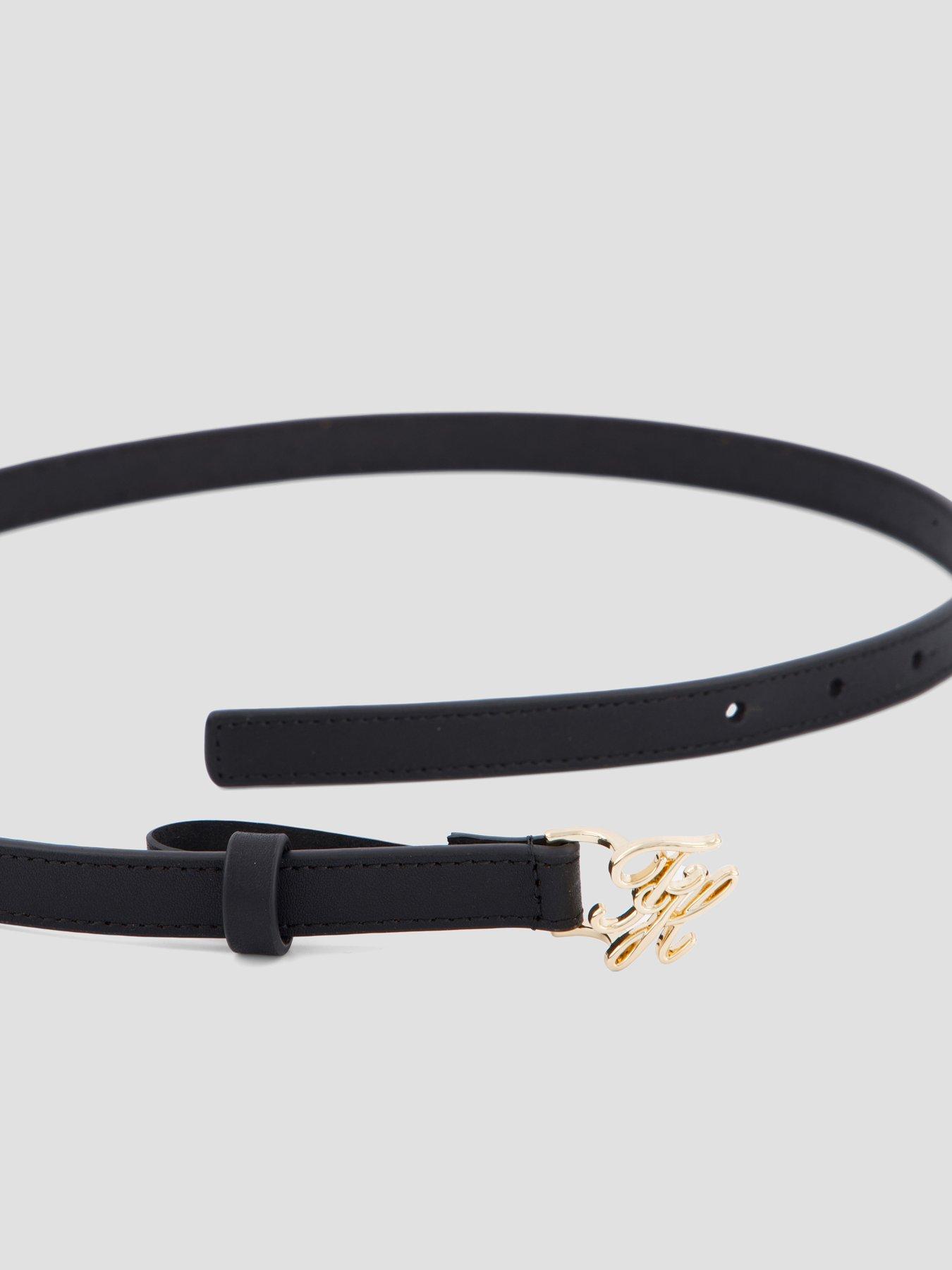 Image 3 of 5 of Tommy Hilfiger Script Belt - Black