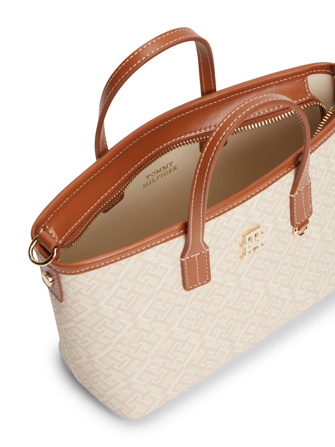 Image 3 of 4 of Tommy Hilfiger TH Monoplay Crossbody Tote Bag - Beige