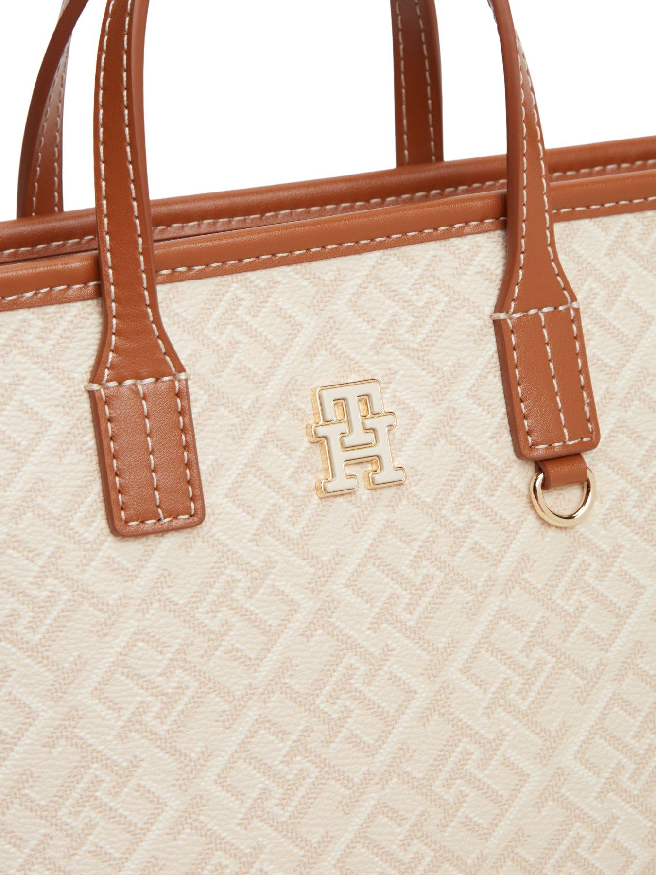 Image 4 of 4 of Tommy Hilfiger TH Monoplay Crossbody Tote Bag - Beige