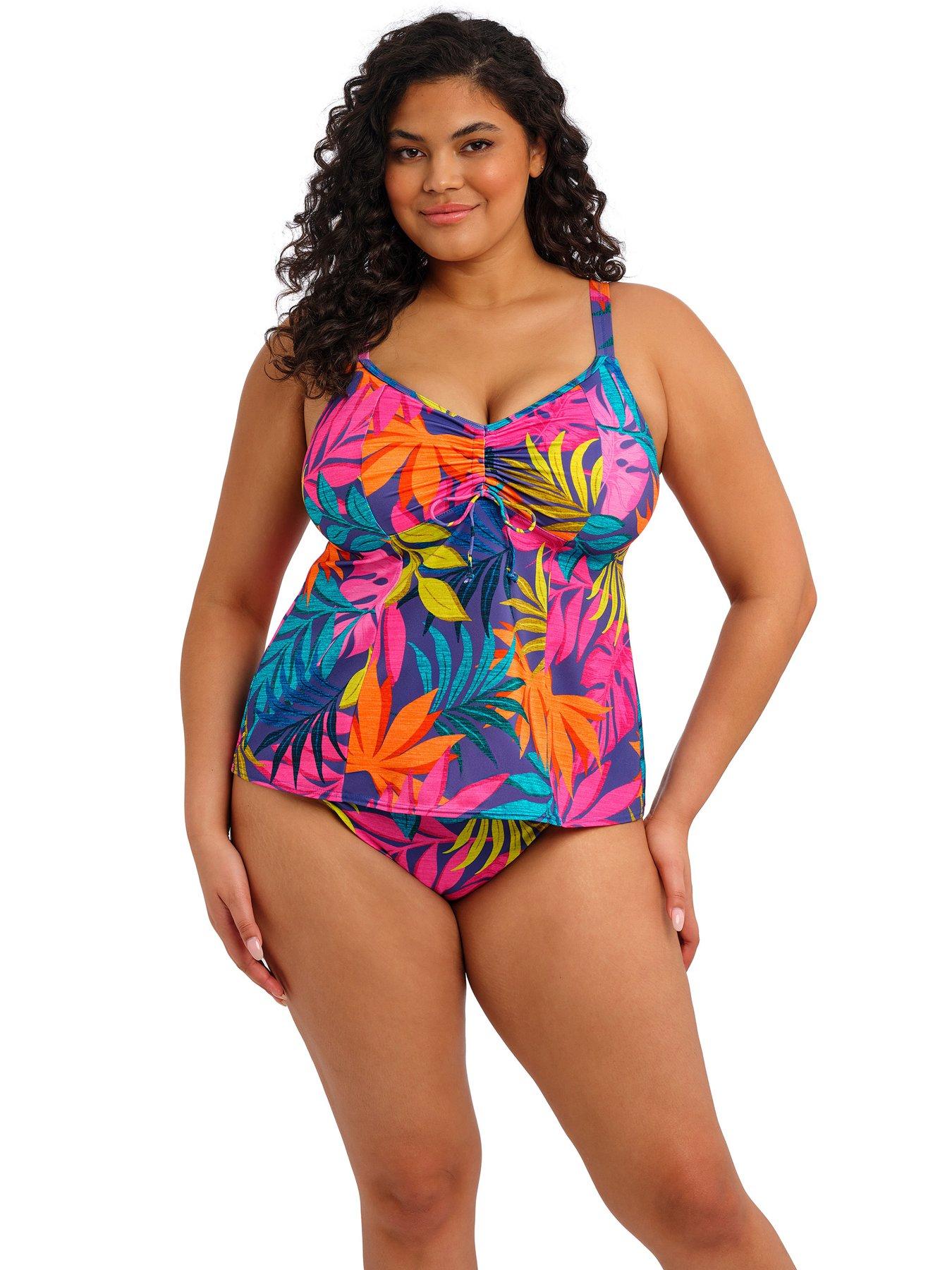Elomi Elomi Porto Rafti Non Wired Moulded Tankini Top - Indigo