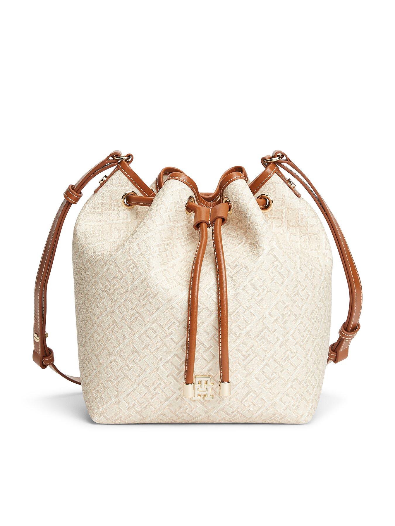 Tommy Hilfiger Th Monoplay Bucket Bag LE - Beige