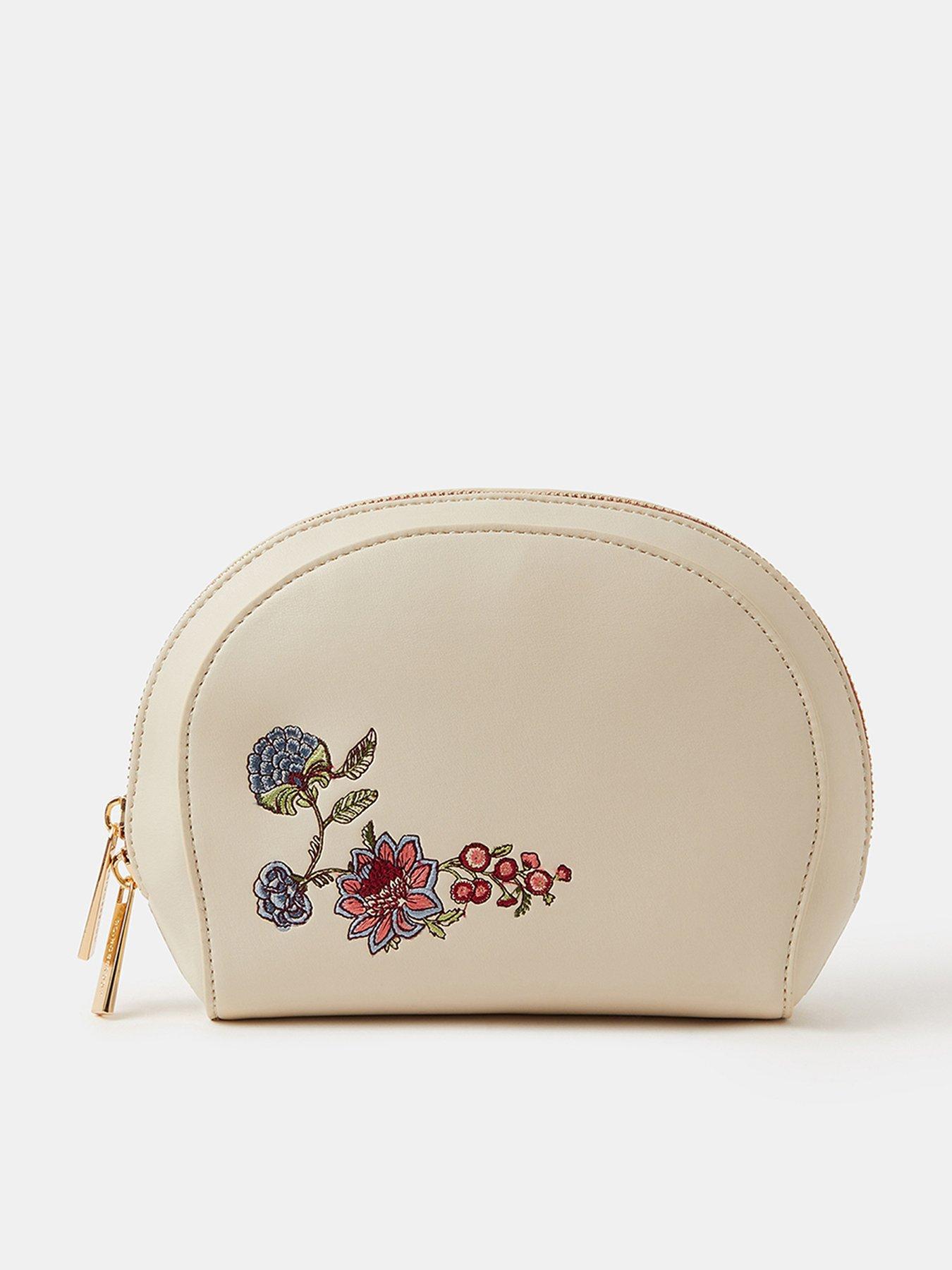 Accessorize Floral Embroidered Make Up Bag