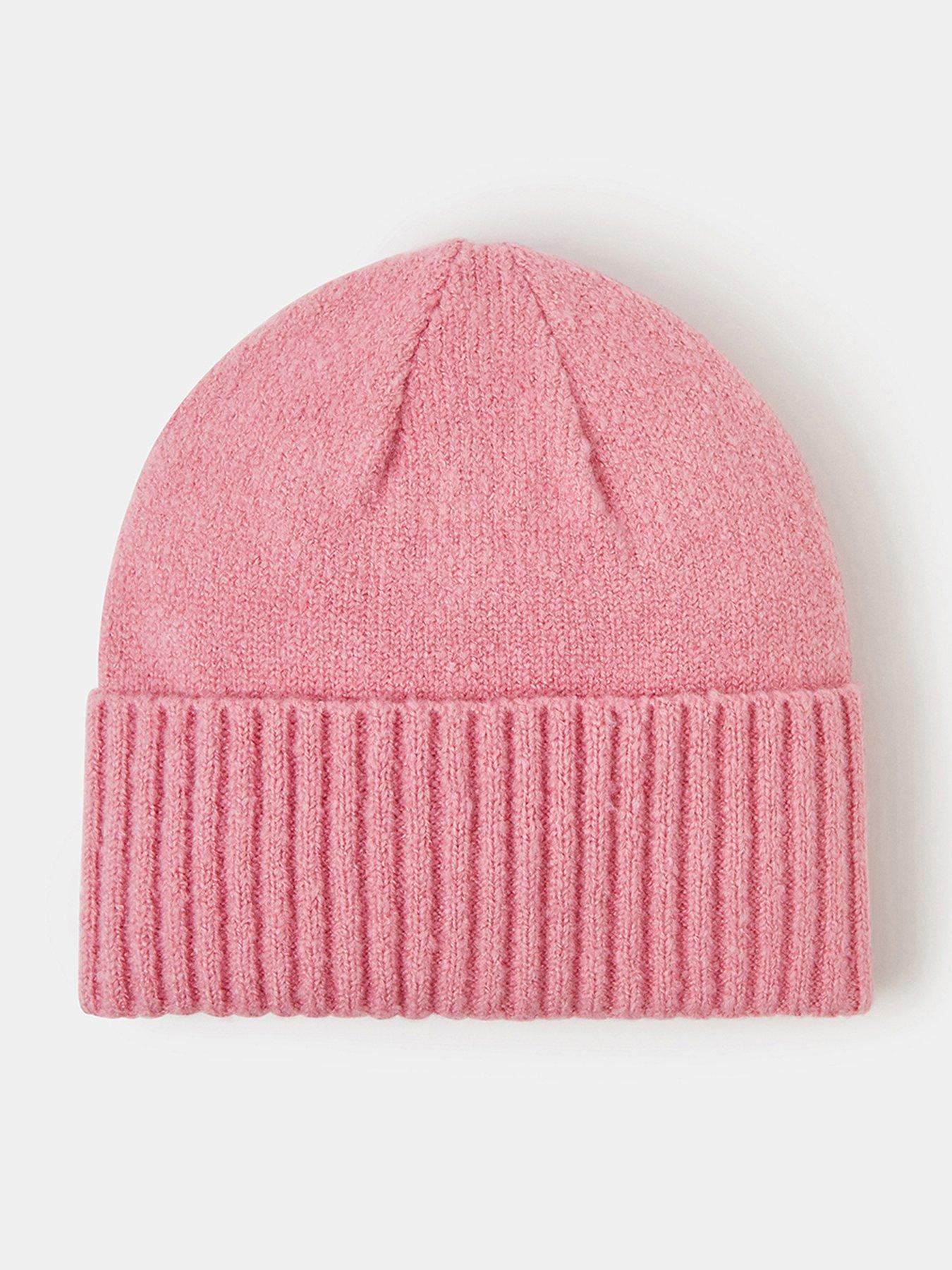Image 1 of 3 of Accessorize Ribbed Knit Beanie Hat