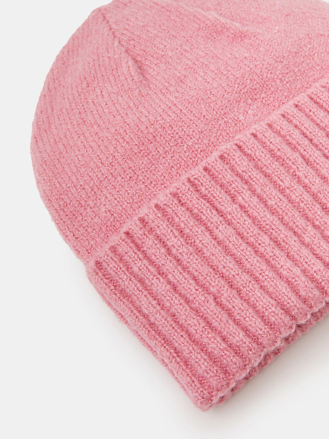 Image 3 of 3 of Accessorize Ribbed Knit Beanie Hat