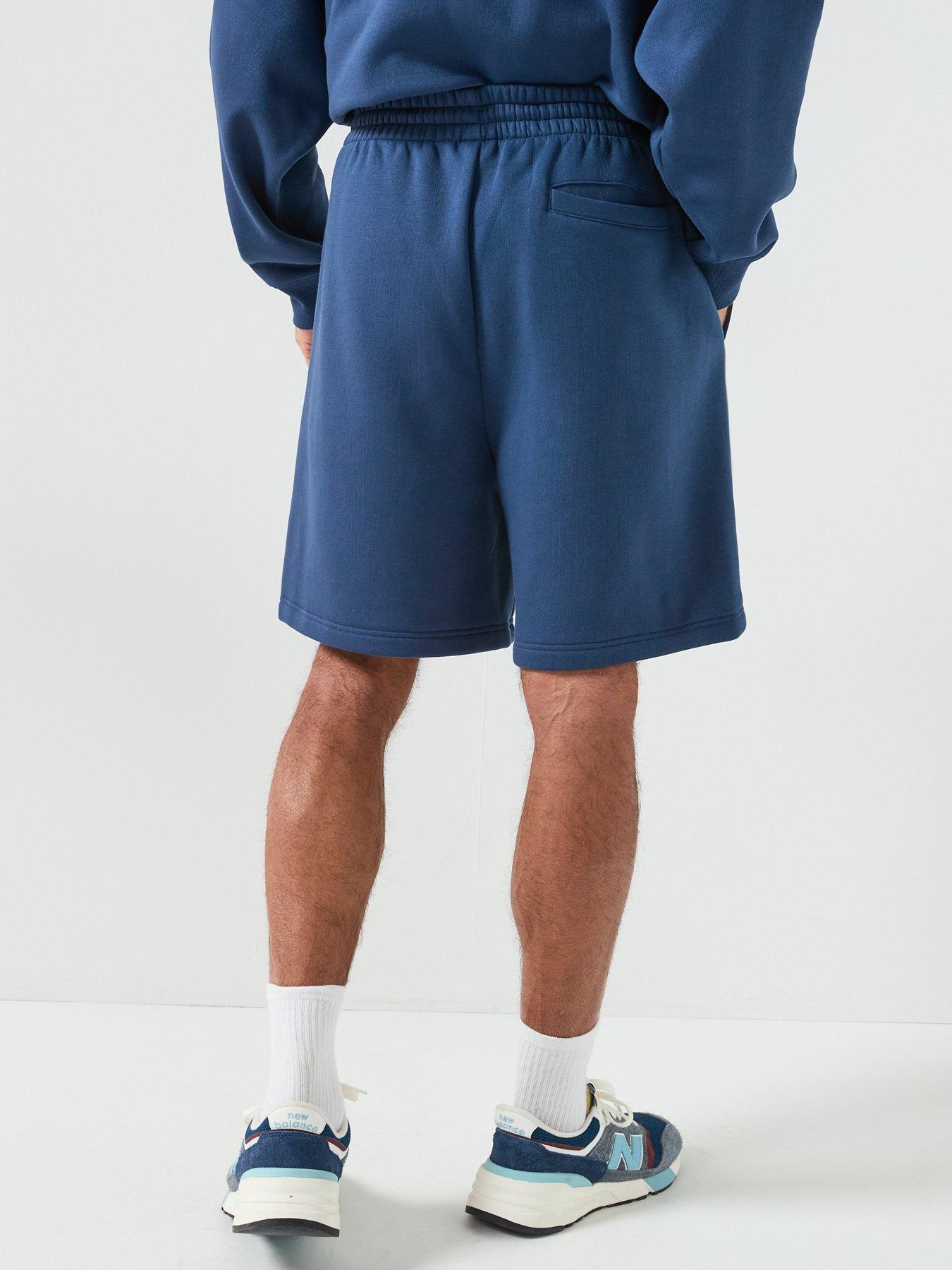 Image 2 of 5 of New Balance Mens Linear Graphic Short- Navy