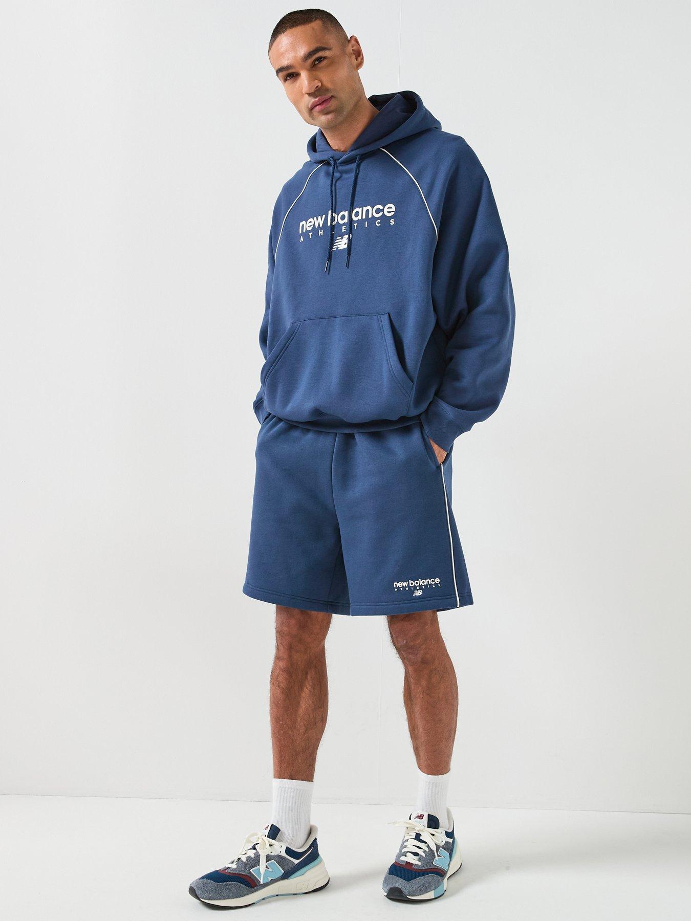 Image 3 of 5 of New Balance Mens Linear Graphic Short- Navy