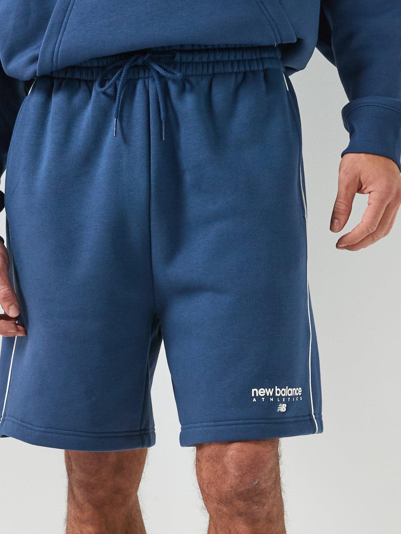 Image 4 of 5 of New Balance Mens Linear Graphic Short- Navy