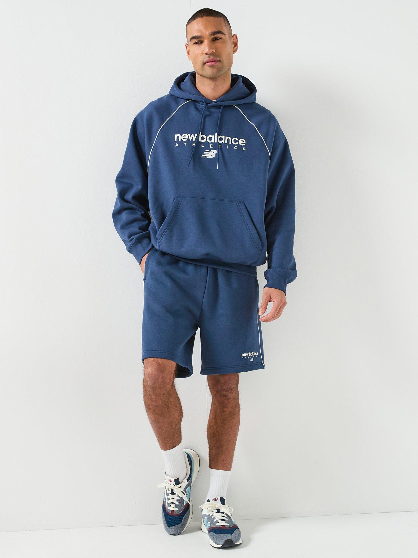 Image 5 of 5 of New Balance Mens Linear Graphic Short- Navy