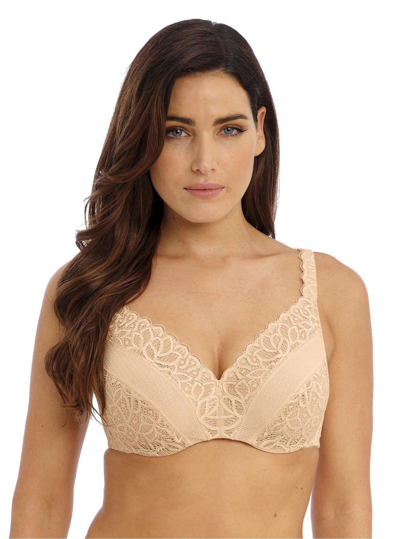 Wacoal Raffine Underwire Minimiser Bra, Beige, Size 32E, Women