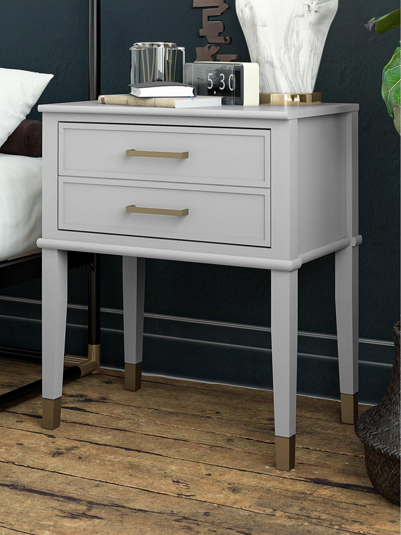 CosmoLiving by Cosmopolitan Westerleigh End Table - Dove Grey