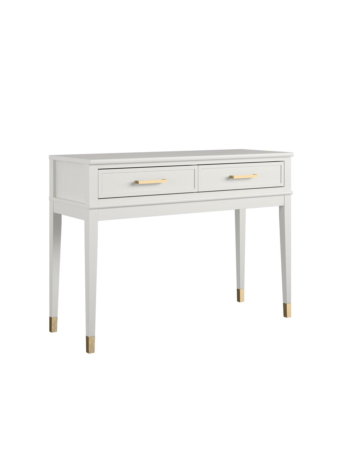 Image 3 of 6 of CosmoLiving by Cosmopolitan Westerleigh Console Table - White