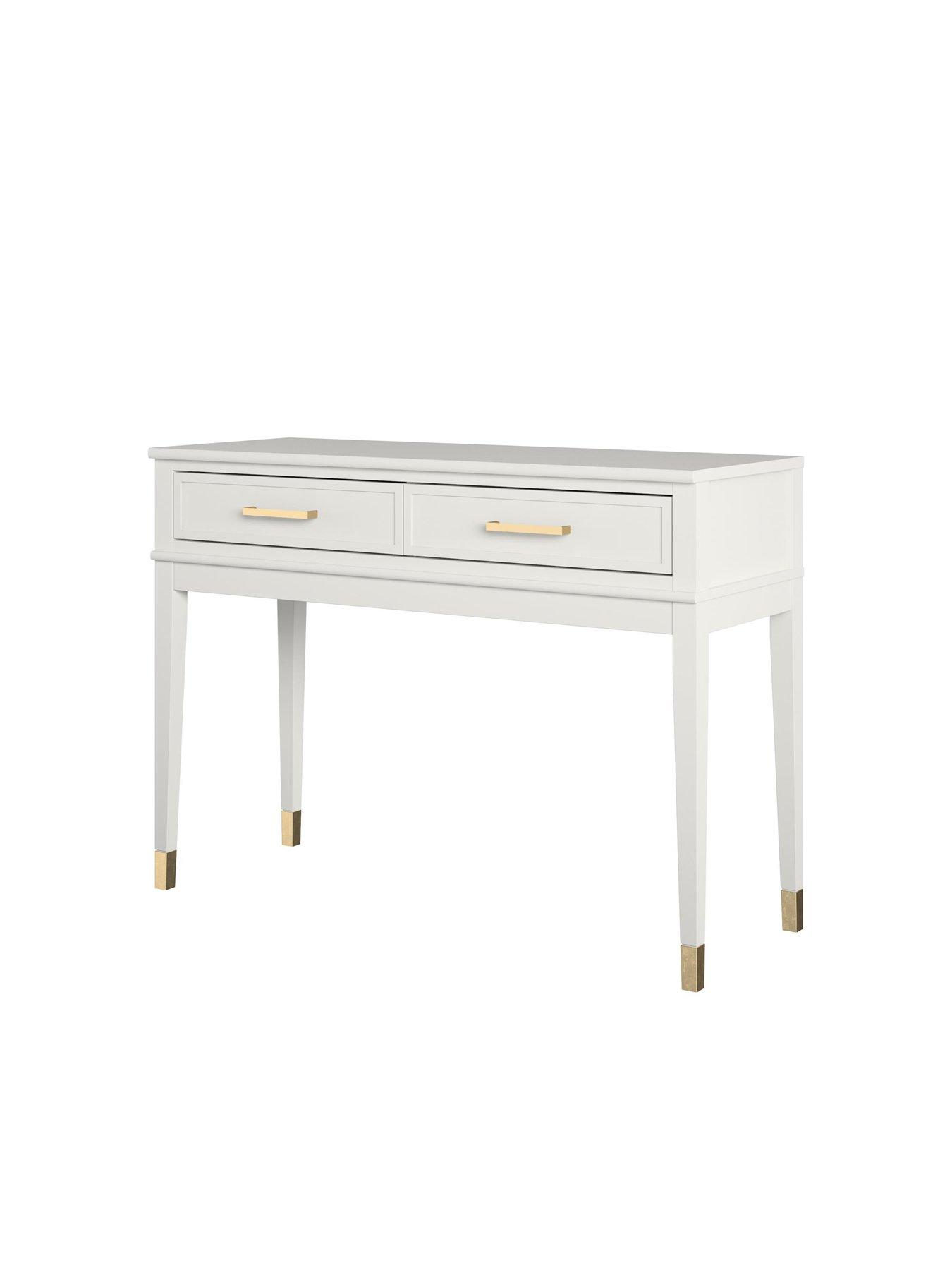 Image 4 of 6 of CosmoLiving by Cosmopolitan Westerleigh Console Table - White