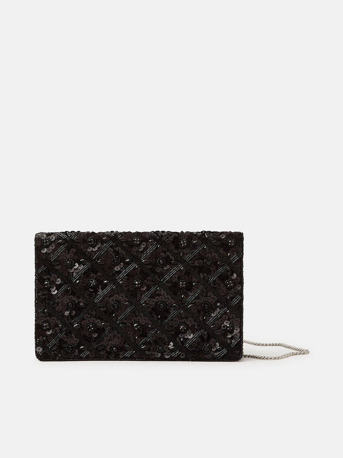 Accessorize Metallic Embellished Clutch Bag