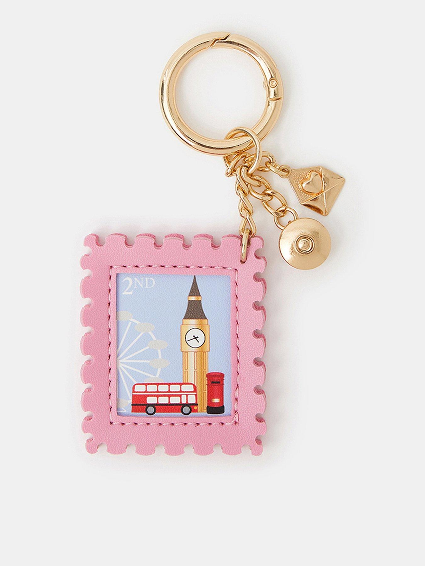 Accessorize London Postage Stamp Bag Charm