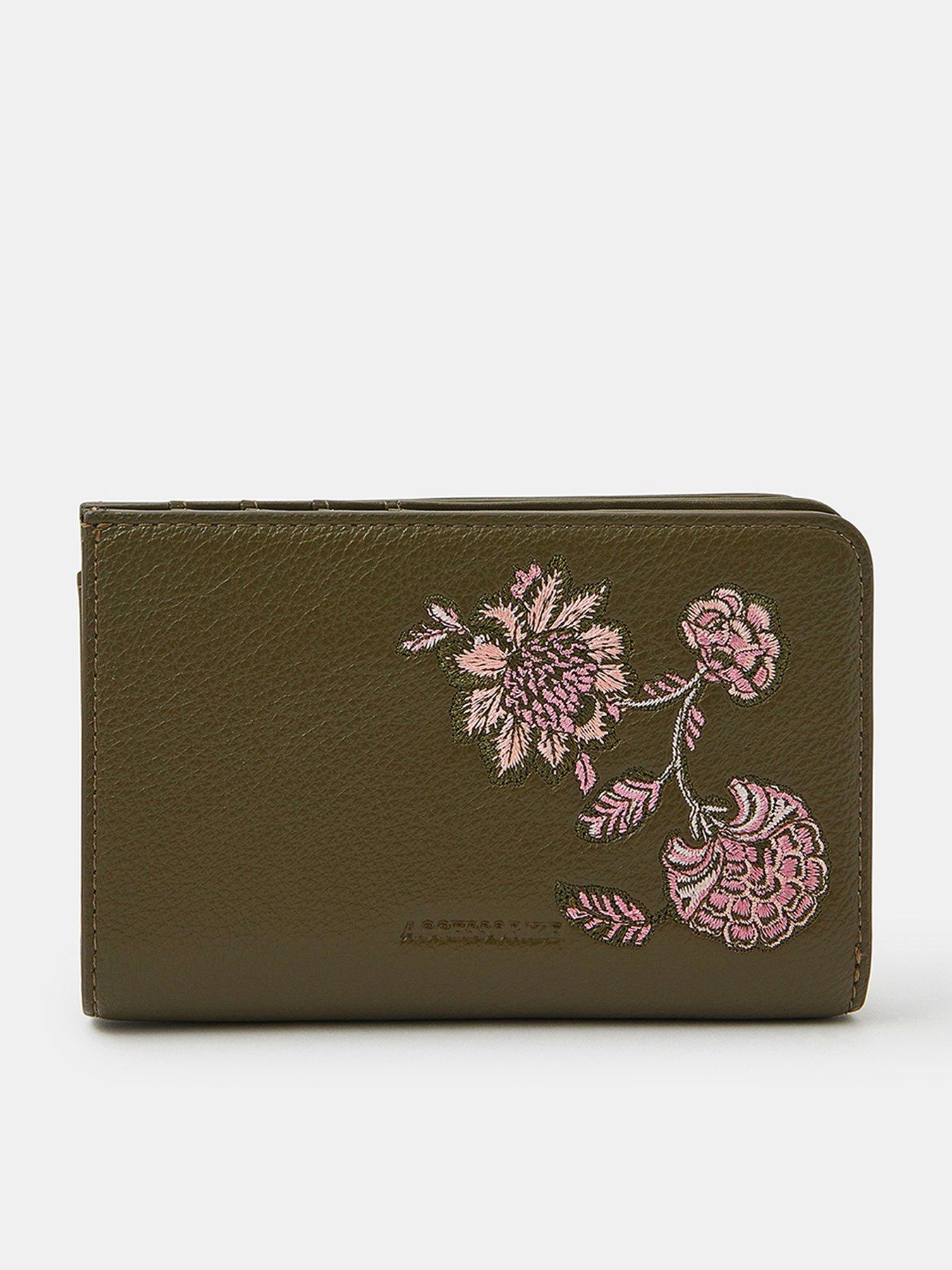 Accessorize Floral Embroidered Purse