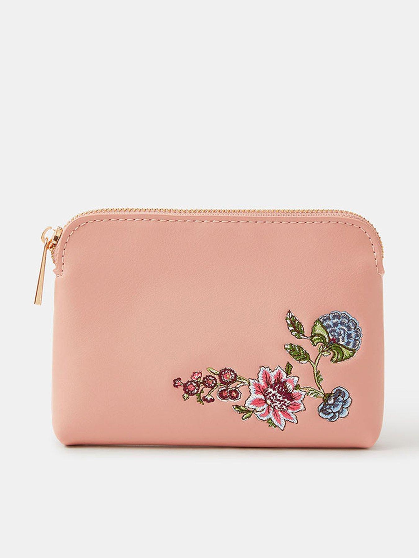 Accessorize Floral Embroidered Coin Purse