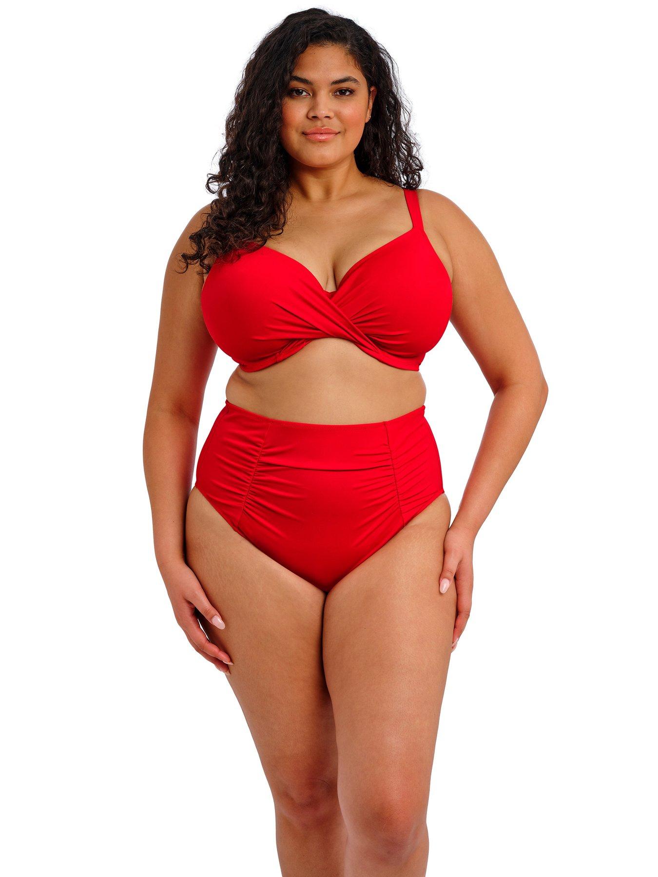 elomi-plain-sailing-underwire-plunge-bikini-top-lava