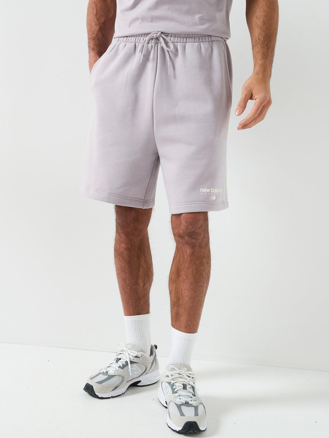 Image 1 of 6 of New Balance Trackside Fleece Short 7 Inch - Grey