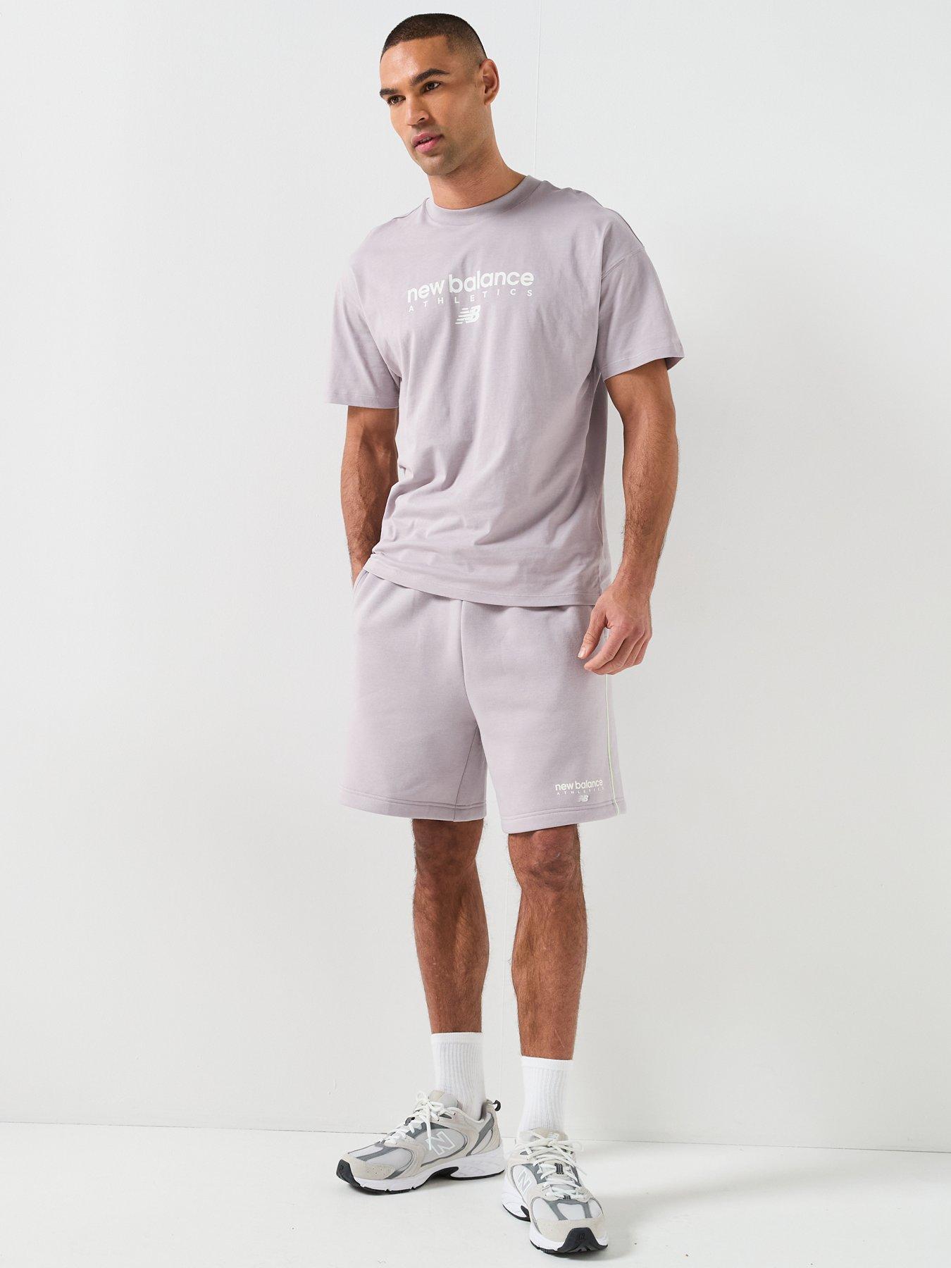 Image 3 of 6 of New Balance Trackside Fleece Short 7 Inch - Grey