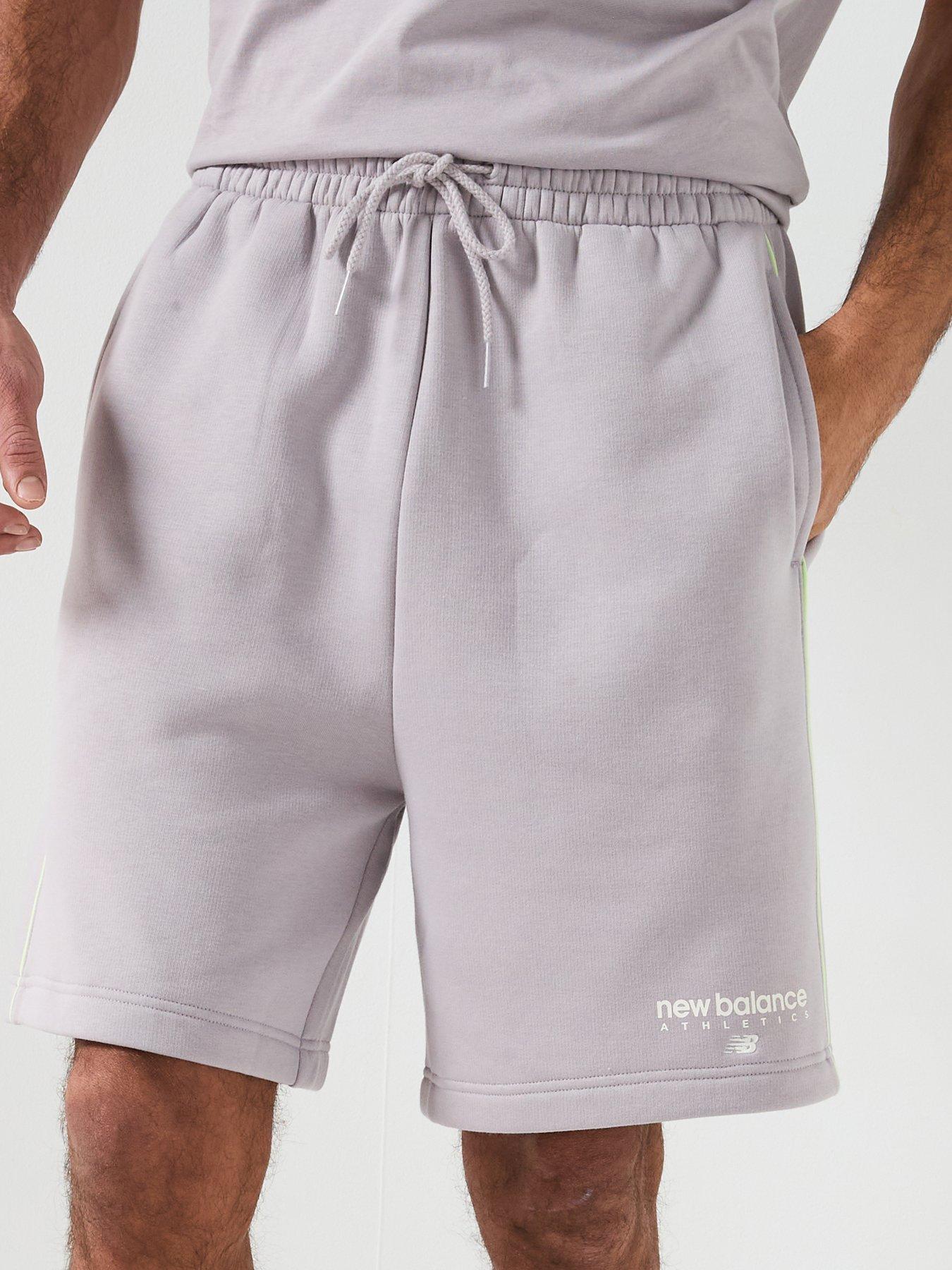 Image 4 of 6 of New Balance Trackside Fleece Short 7 Inch - Grey