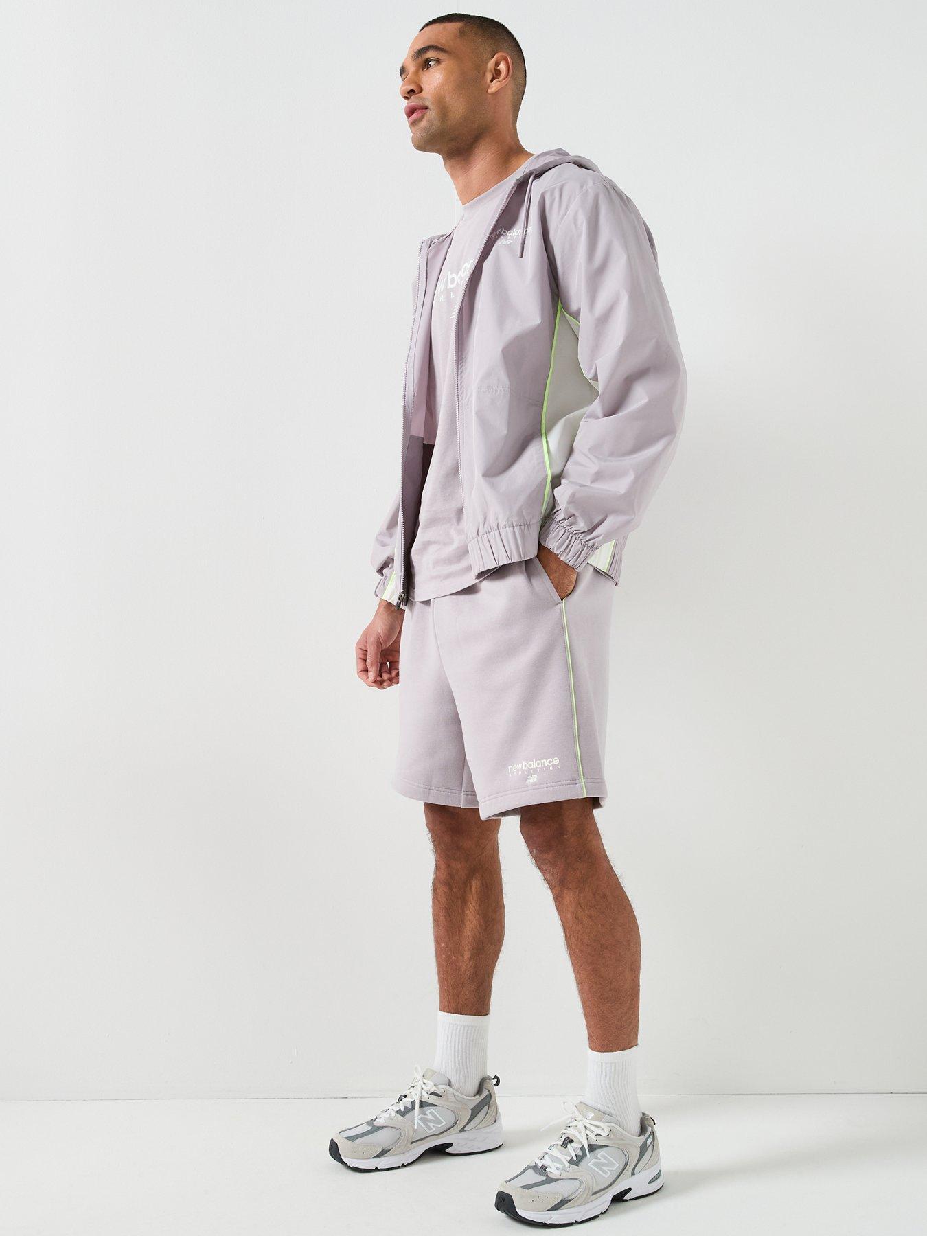 Image 6 of 6 of New Balance Trackside Fleece Short 7 Inch - Grey