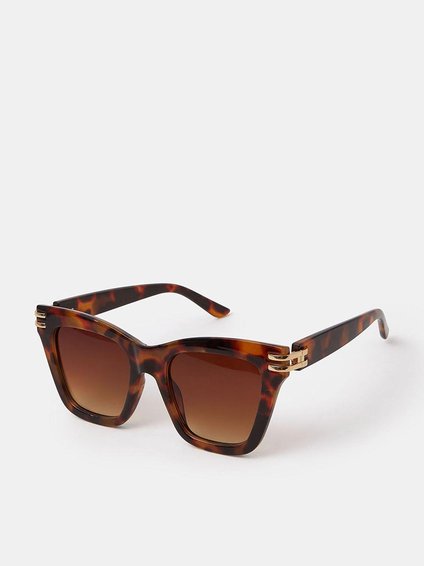 Accessorize Tort Cat Eye Sunglasses