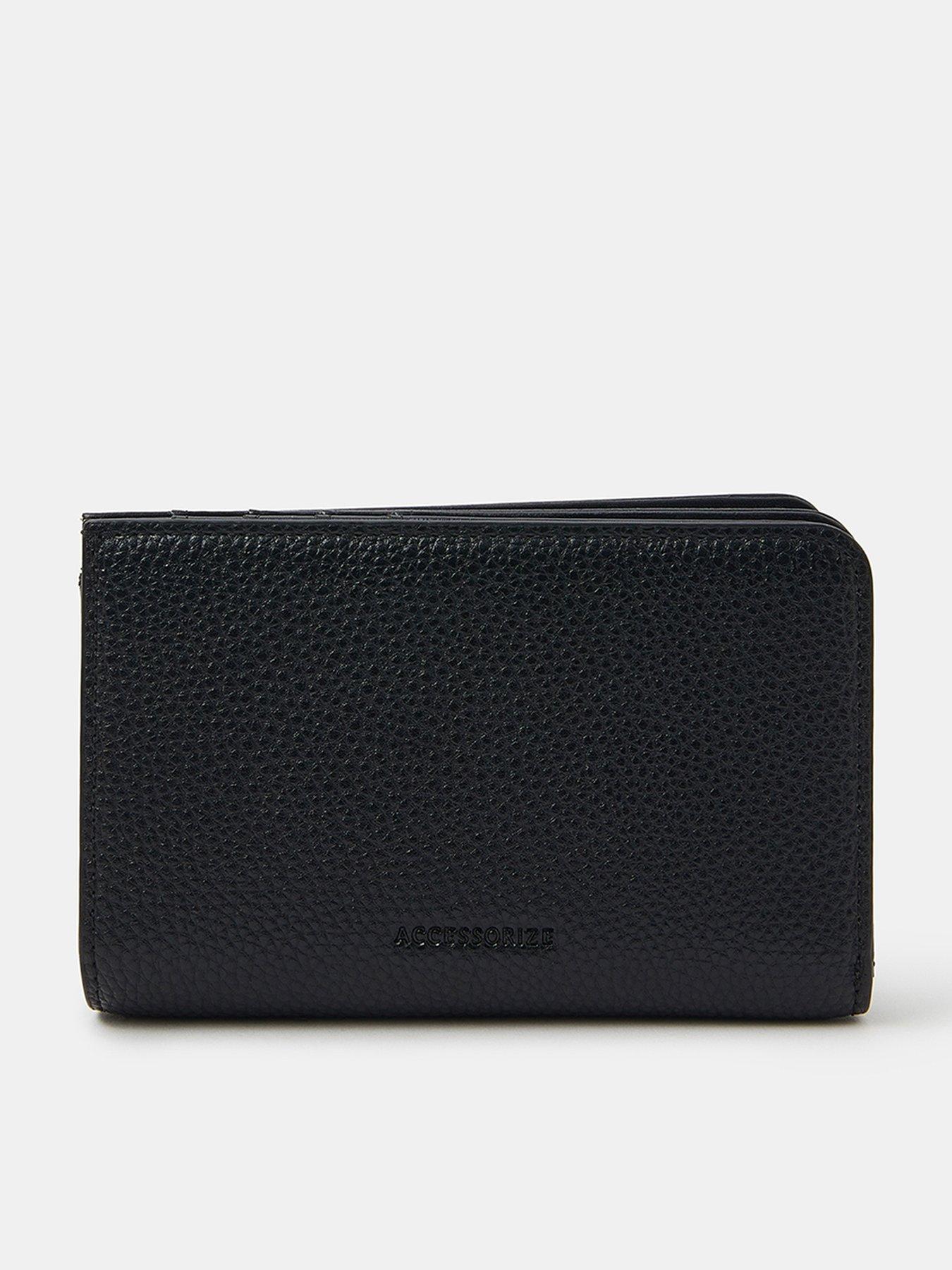 Accessorize Faux Leather Zip Purse