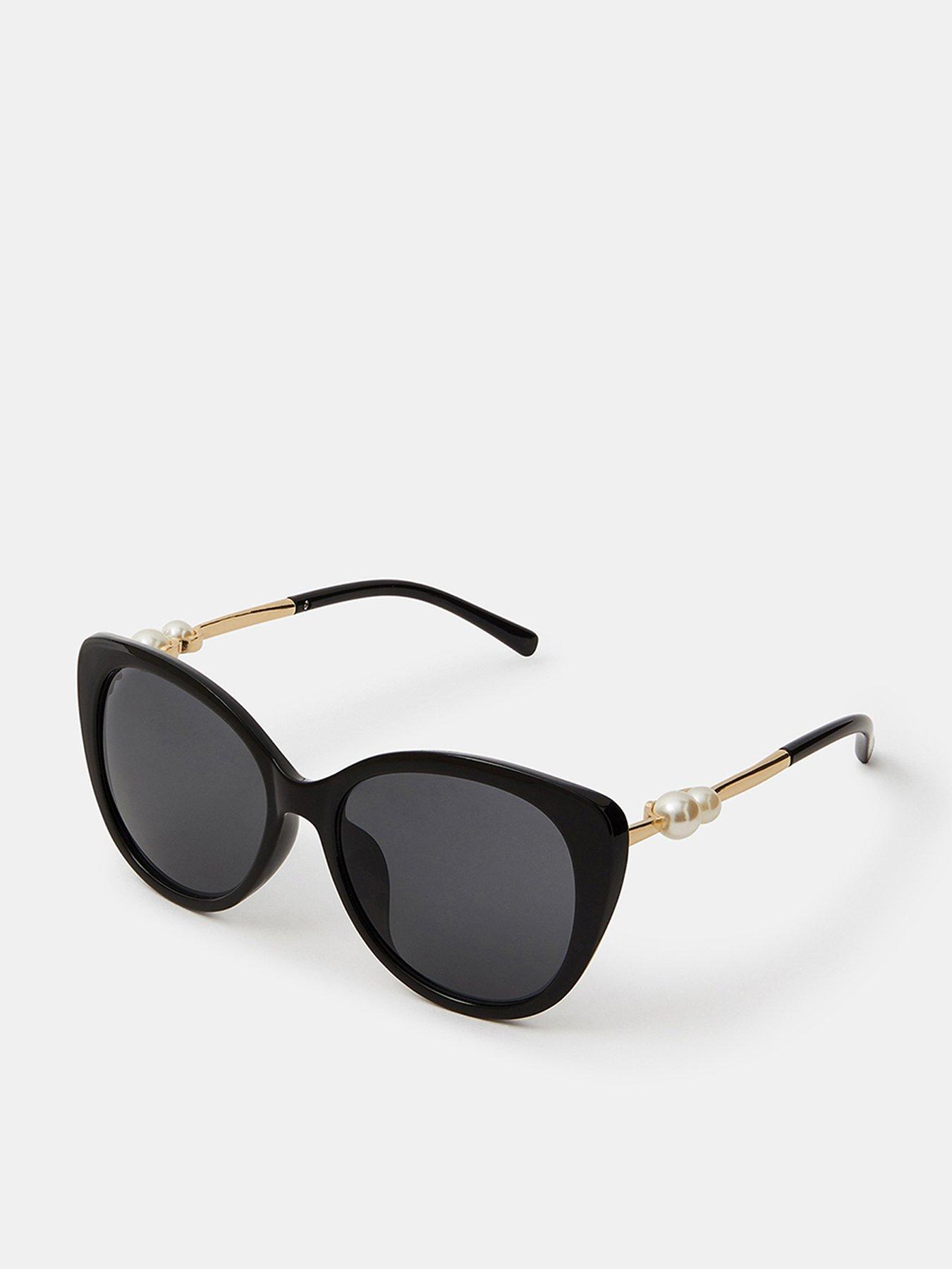 Accessorize Pearl Cat Eye Sunglasses