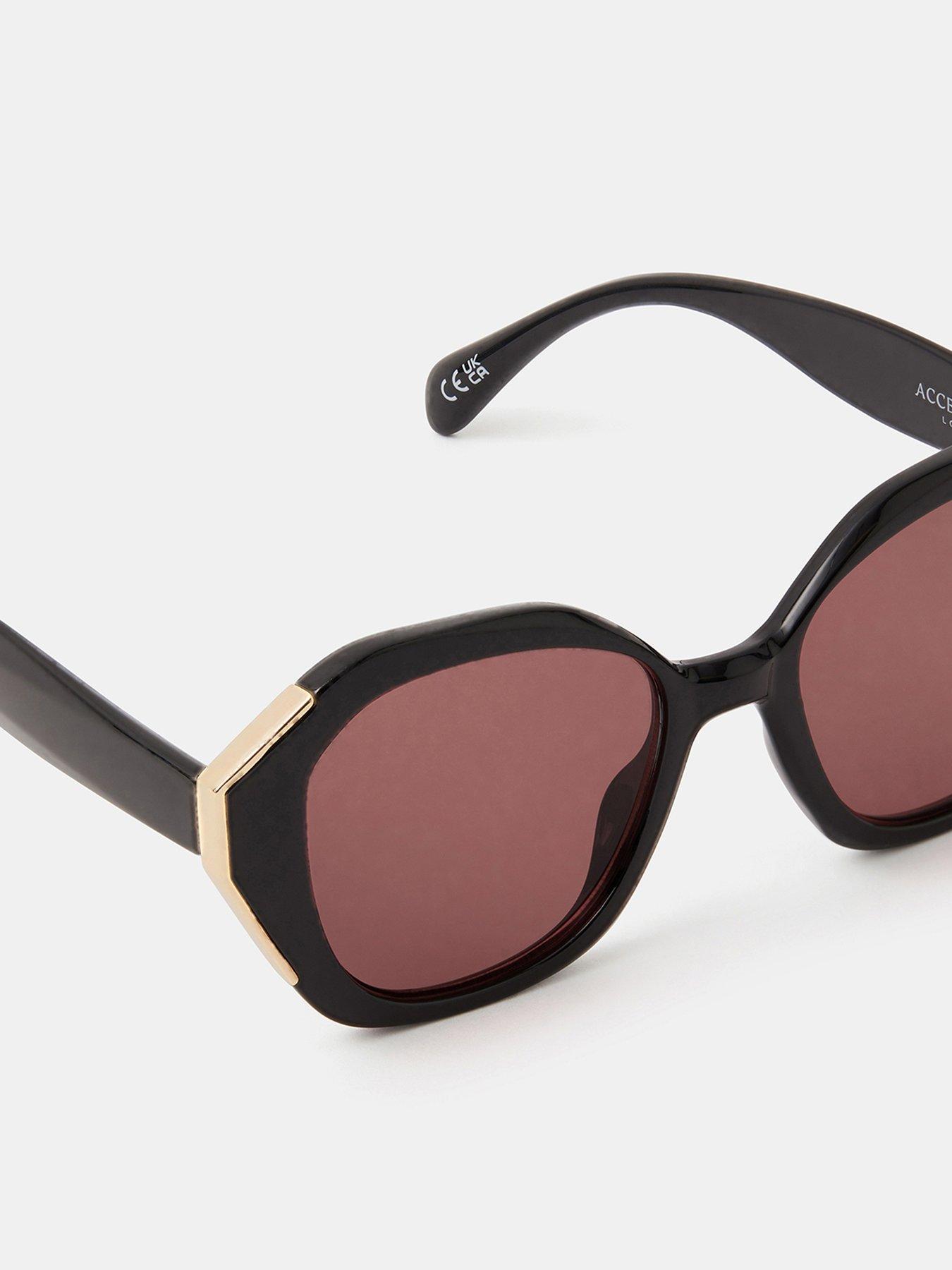 Image 3 of 3 of Accessorize Oversized Geometric Sunglasses