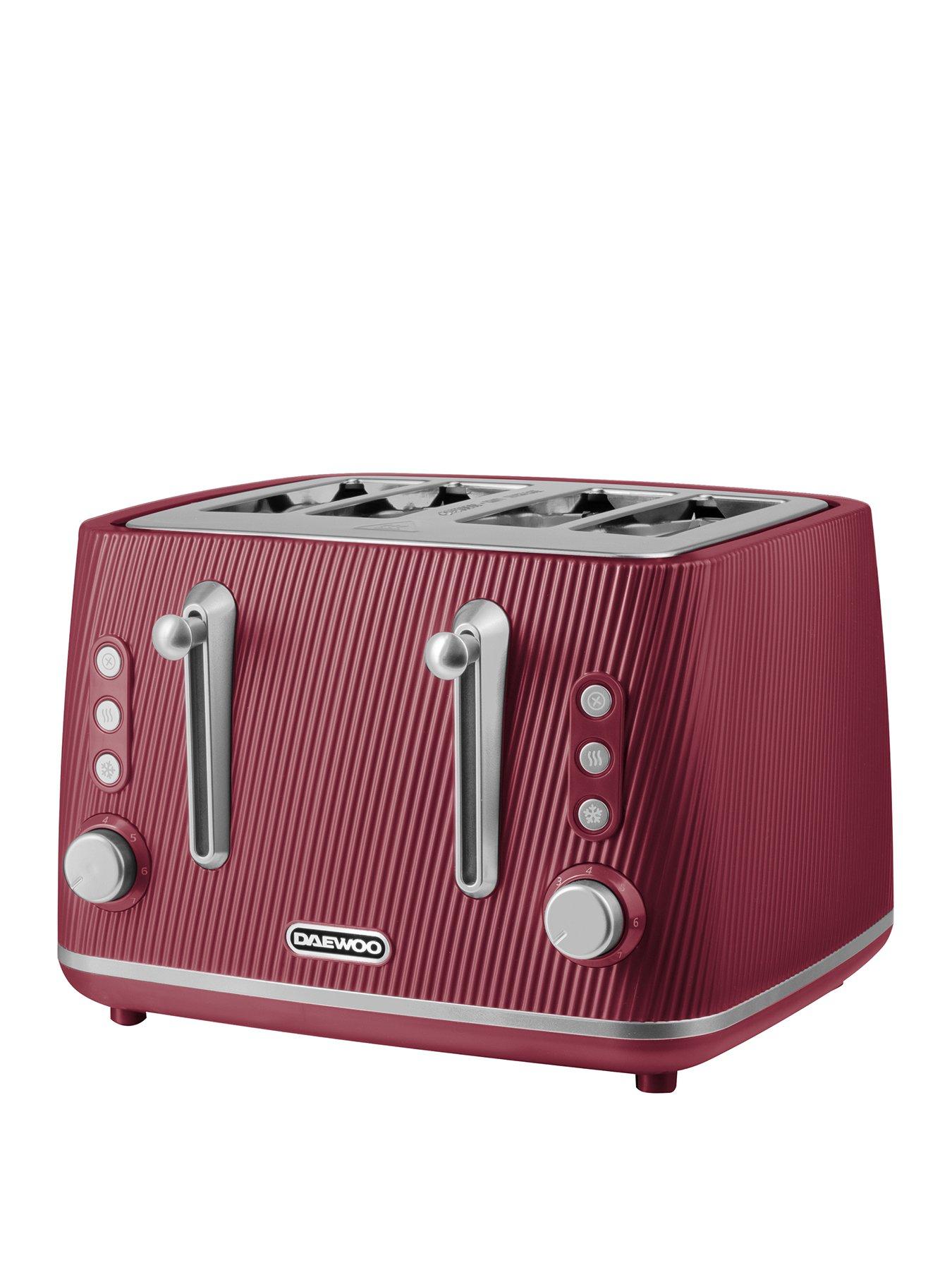 daewoo-cascade-4-slice-toaster-ruby