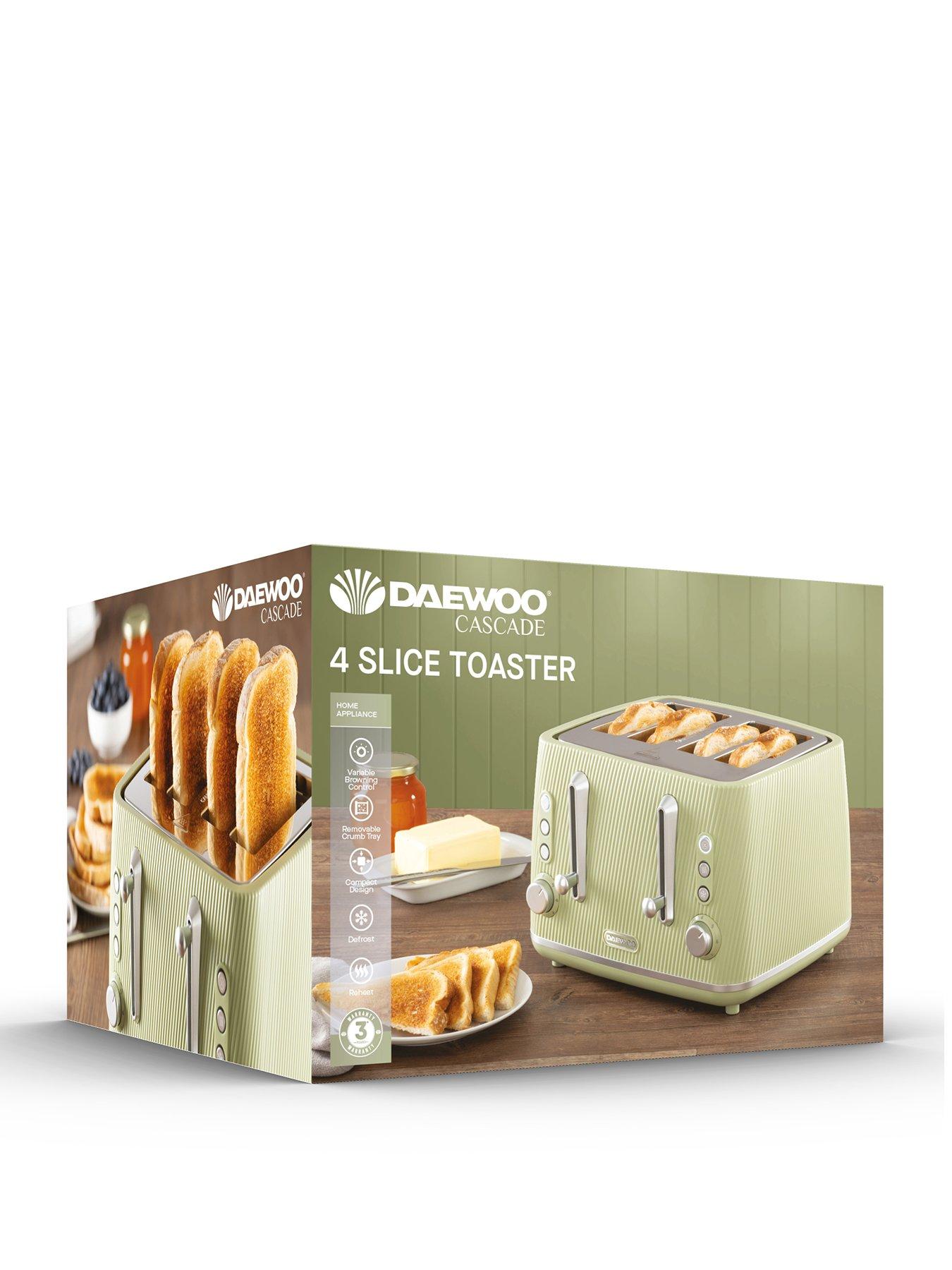 Daewoo CASCADE 4 SLICE TOASTER SAGE