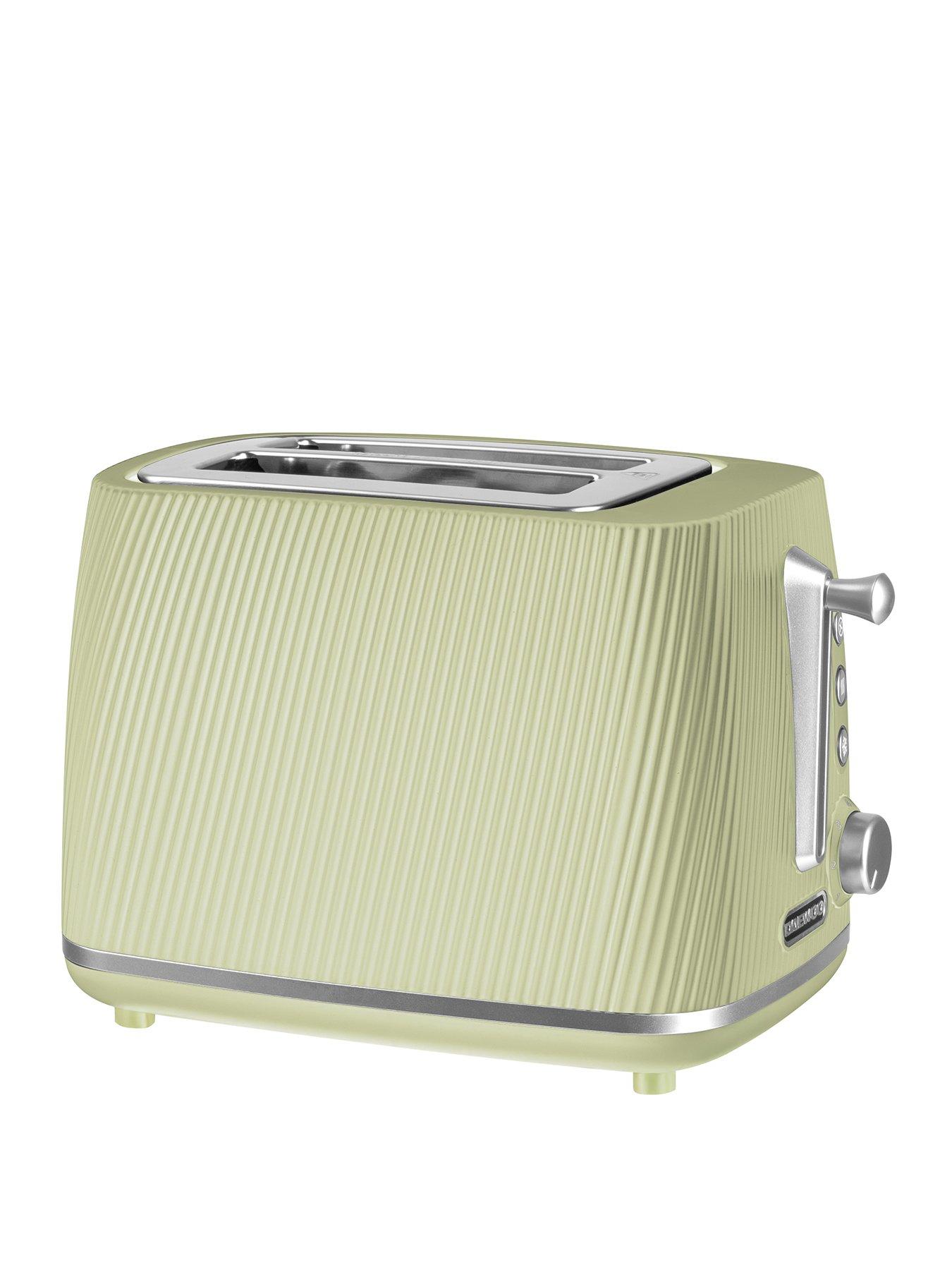 Daewoo Cascade 2 Slice Toaster - Sage