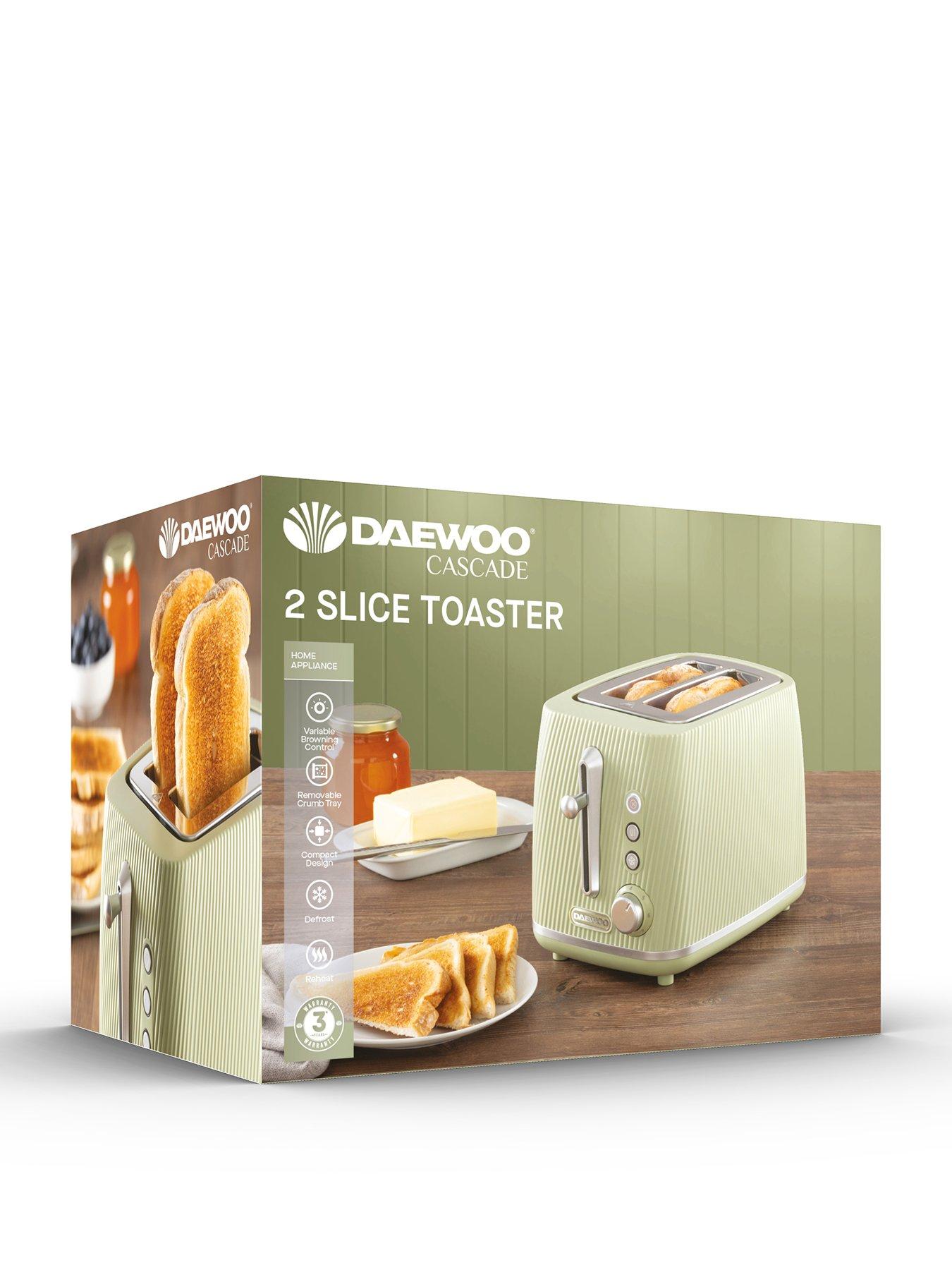 Daewoo CASCADE 2 SLICE TOASTER SAGE