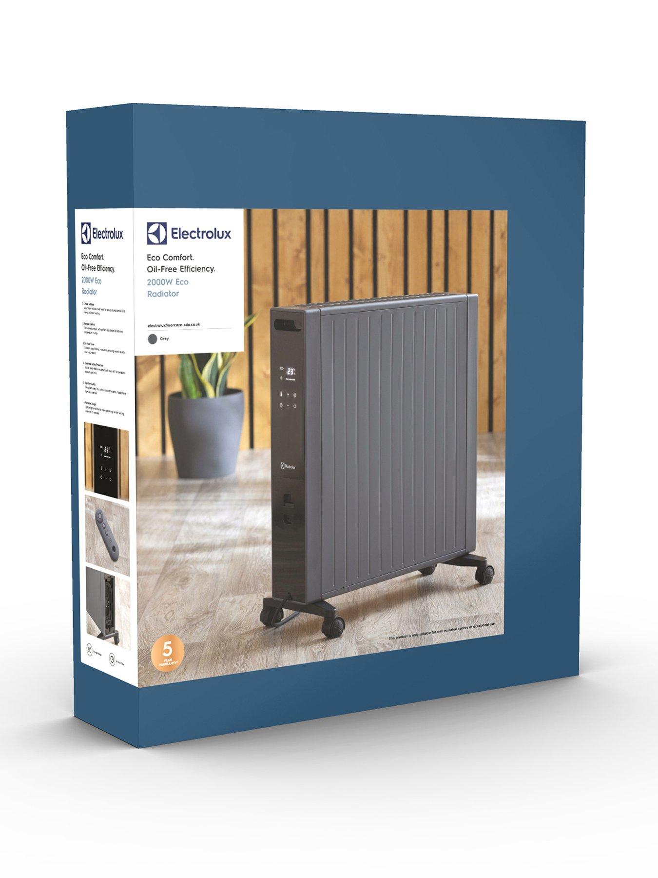 Electrolux 2000W OIL FREE RADIATOR - MATTE GREY - ELECTROLUX
