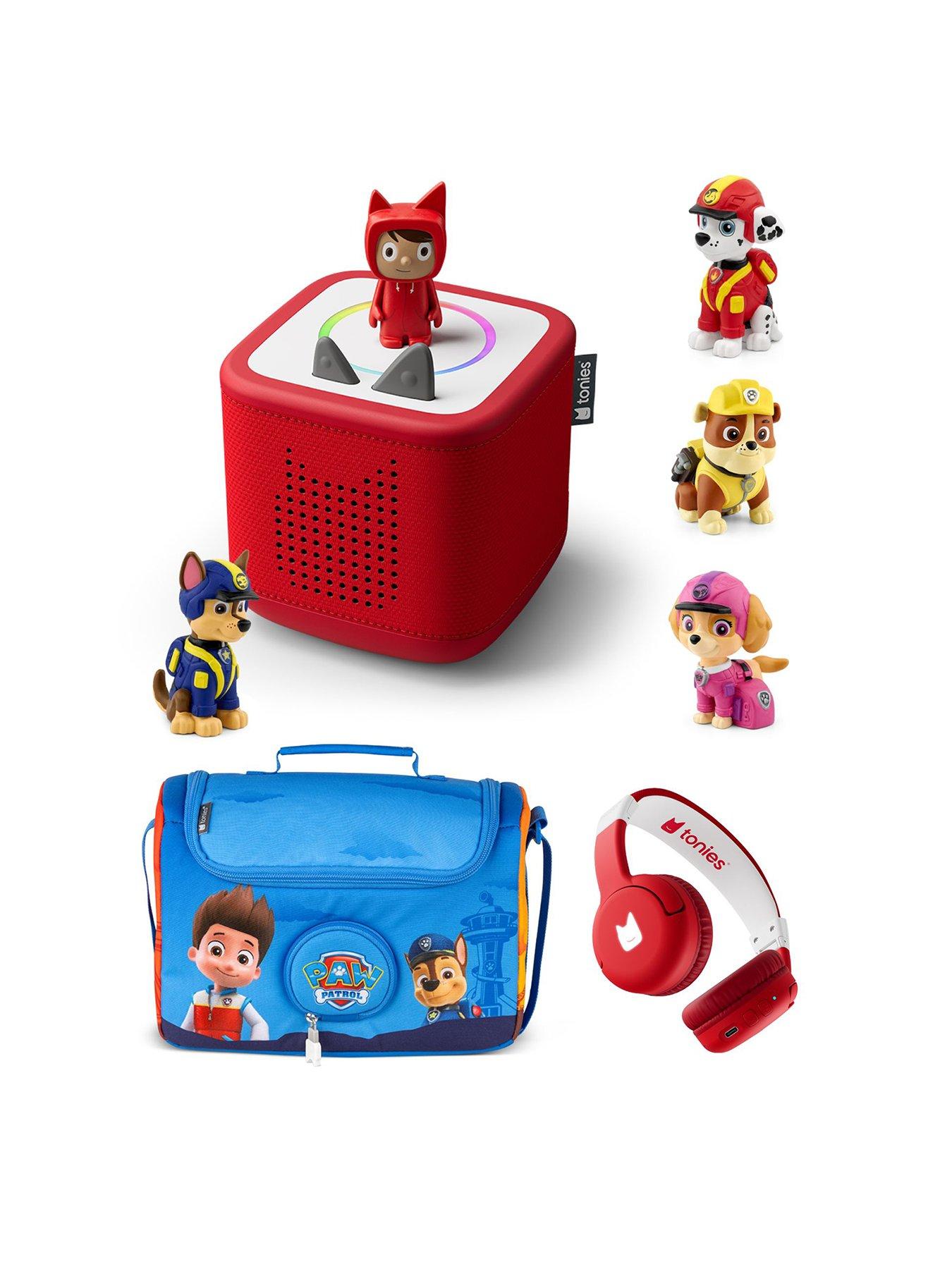 Tonies Toniebox 2 Paw Patrol Mega Bundle - inc. 4 Characters, Headphones and Carry Case
