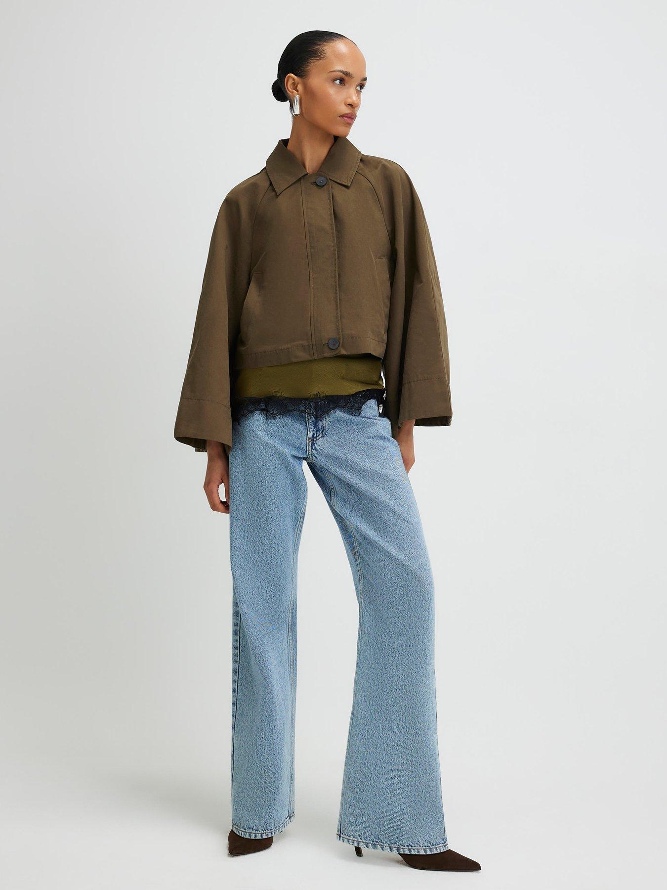 River Island Batwing Sleeve Barn Jacket