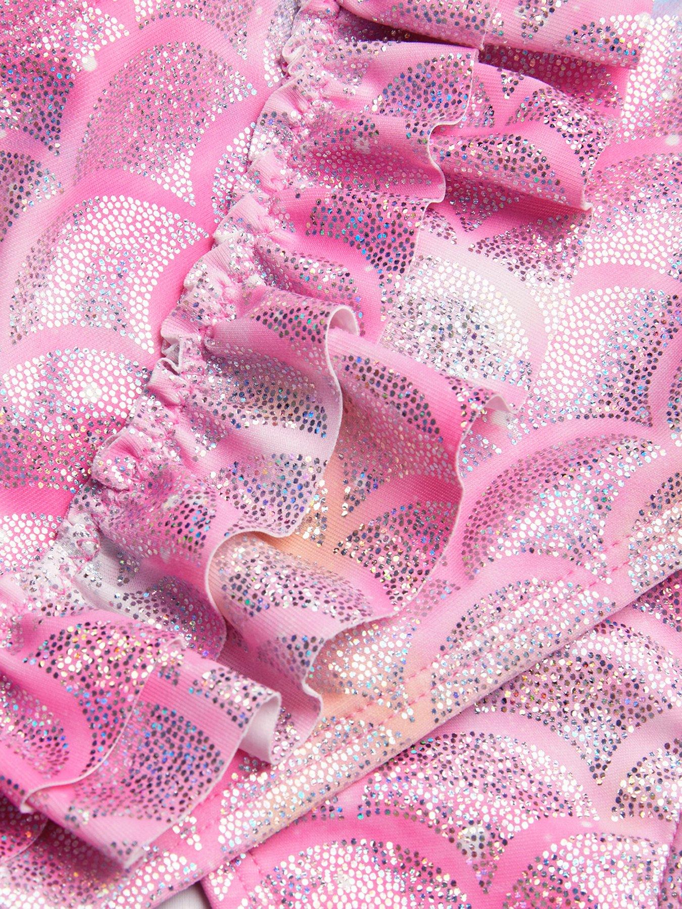 Image 3 of 3 of Accessorize Girls Mermaid Bikini - Pink