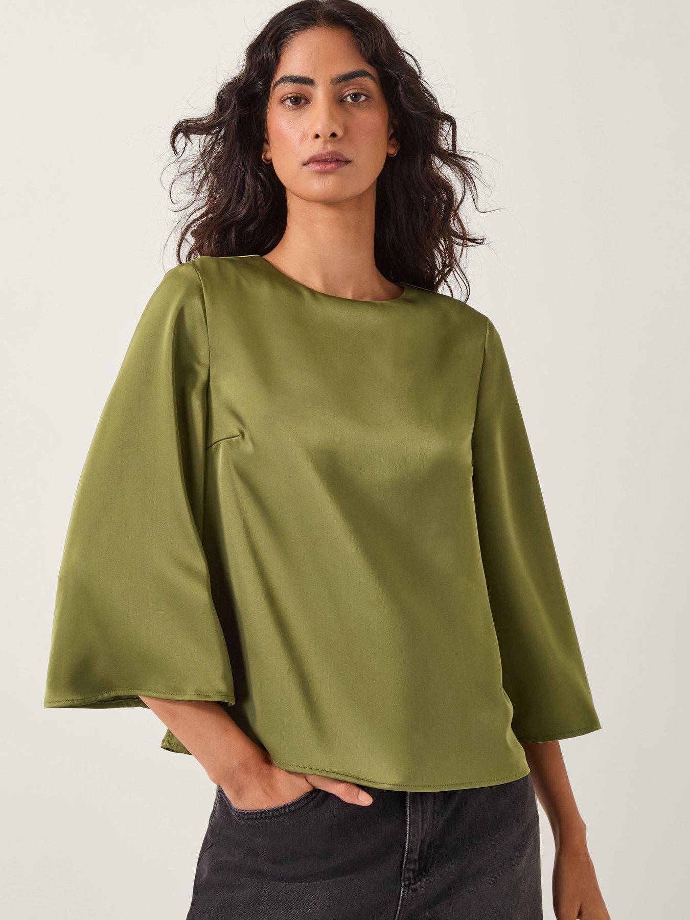 monsoon-ingrid-satin-top-green