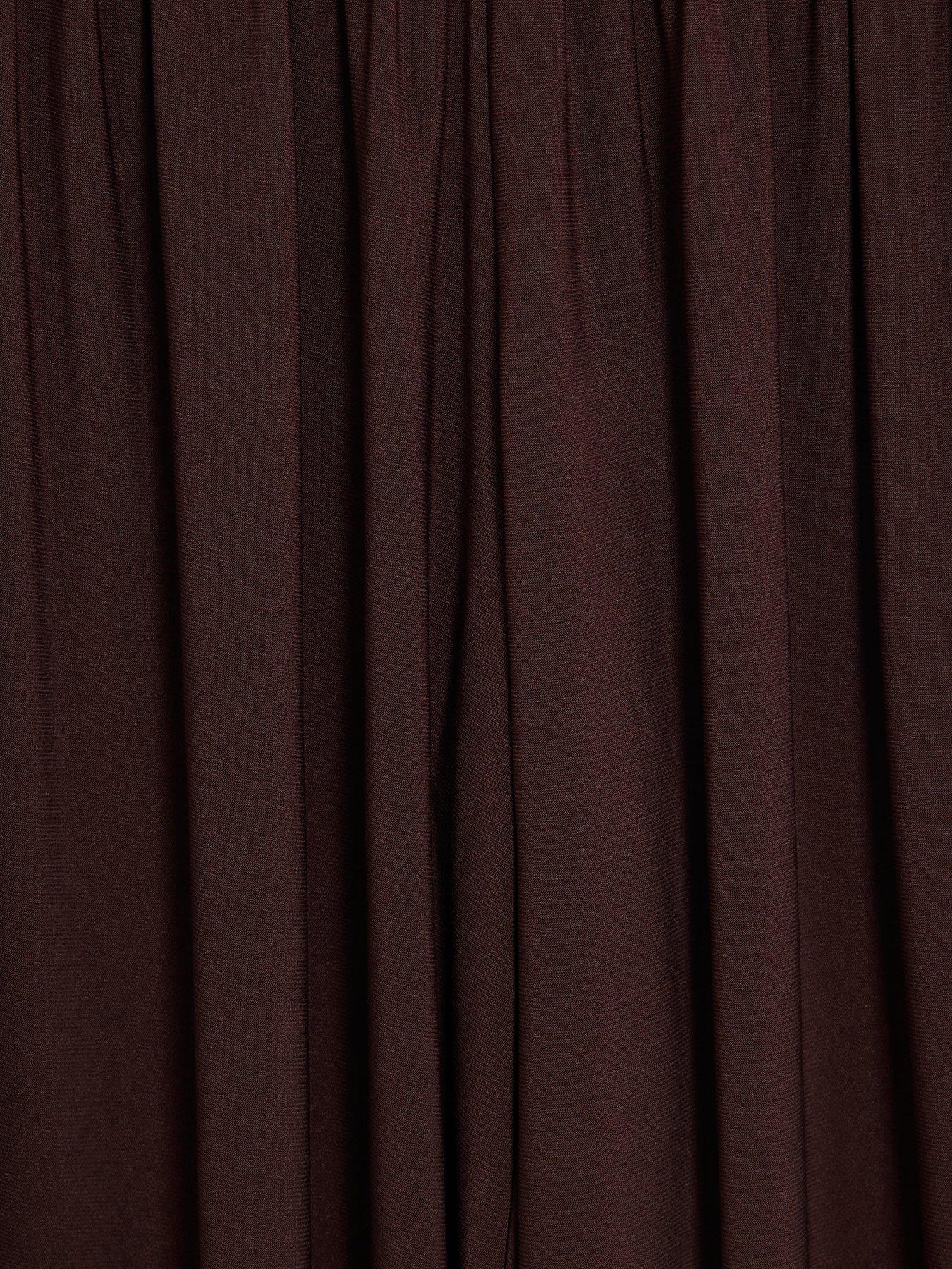 Image 6 of 6 of River Island Balloon Leg Trousers - Brown