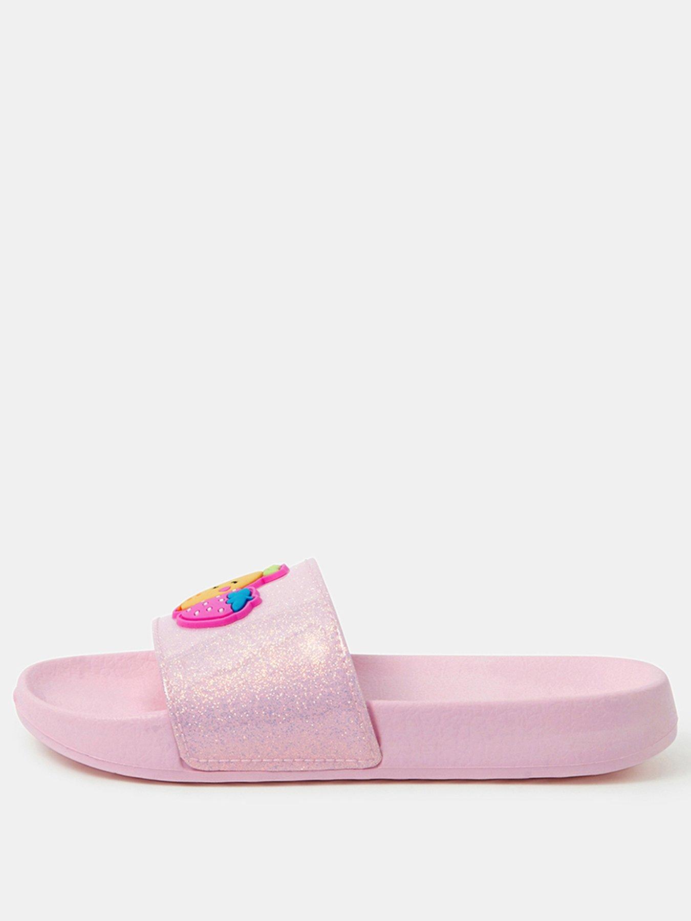 Image 2 of 3 of Accessorize Girls Fruit Sliders - Pink