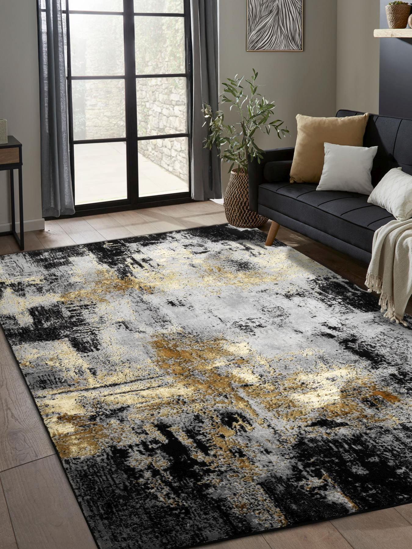 Image 1 of 4 of The Very Collection Dusk Marble Rug