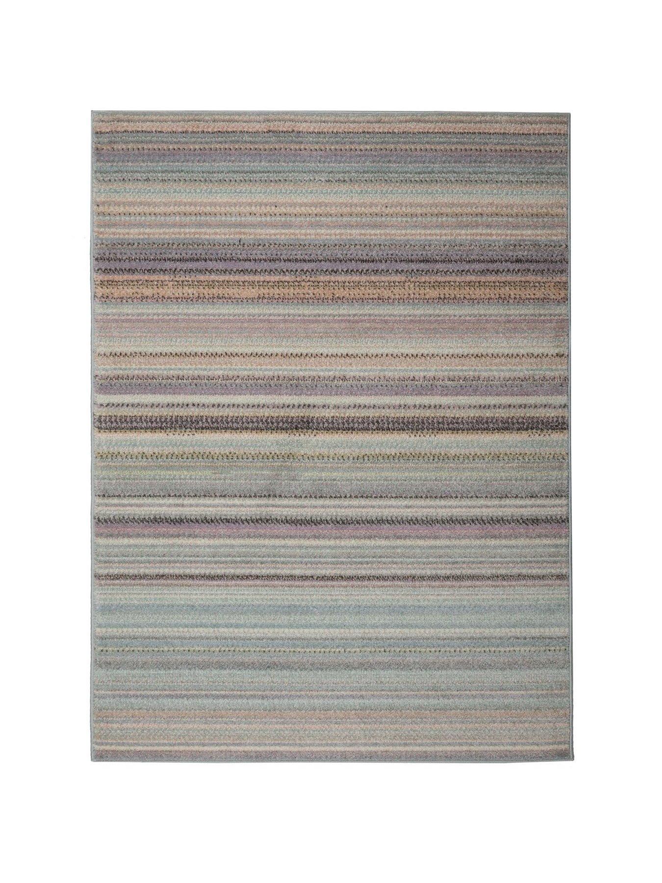 Image 2 of 5 of The Very Collection Echo Pastel Stripe Rug